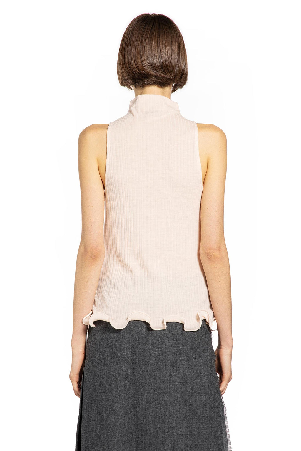Cotton Tank Top With Relaxed Fit Fendi оригінал – Купити в Україні – збільшений вид