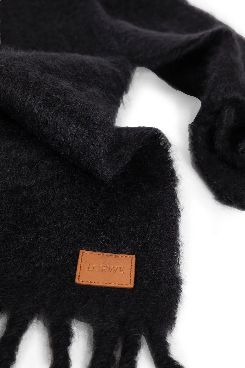 Оригінальна Scarf In Mohair And Wool Loewe – вид ззаду