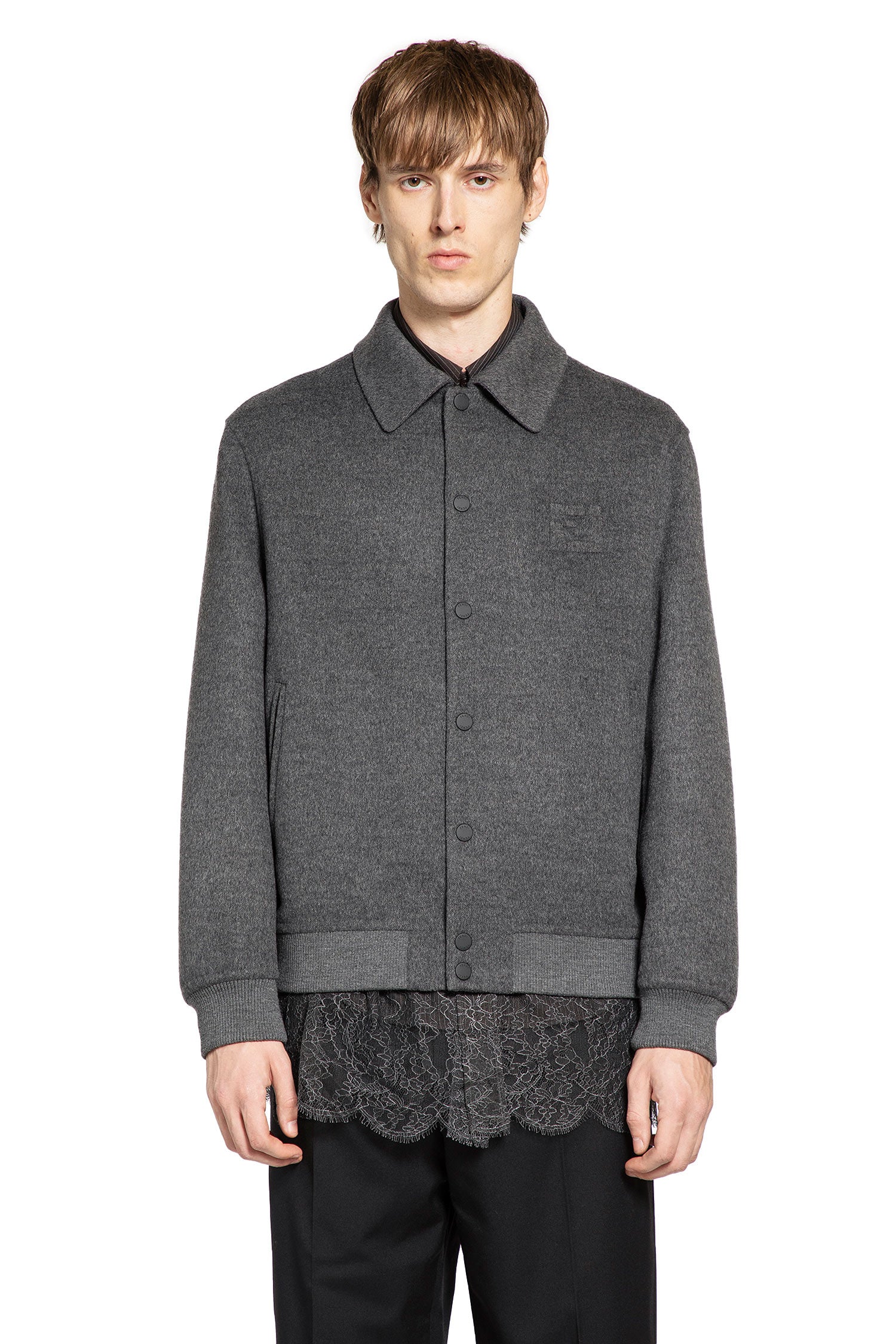 Оригінальна Wool Blouson Fendi – вид ззаду