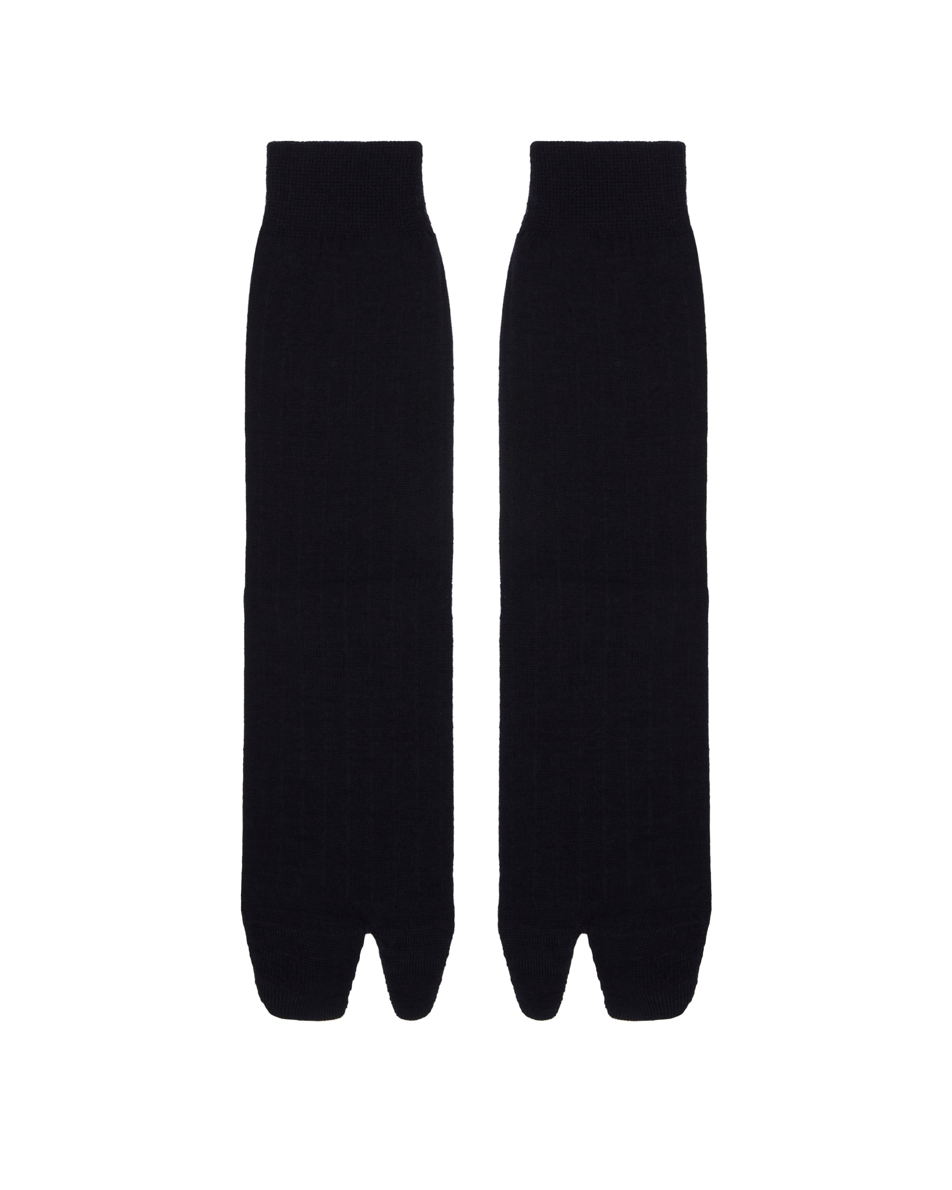 Blue Wool Tabi Socks Maison margiela оригінал – Купити в Україні – боковий вид
