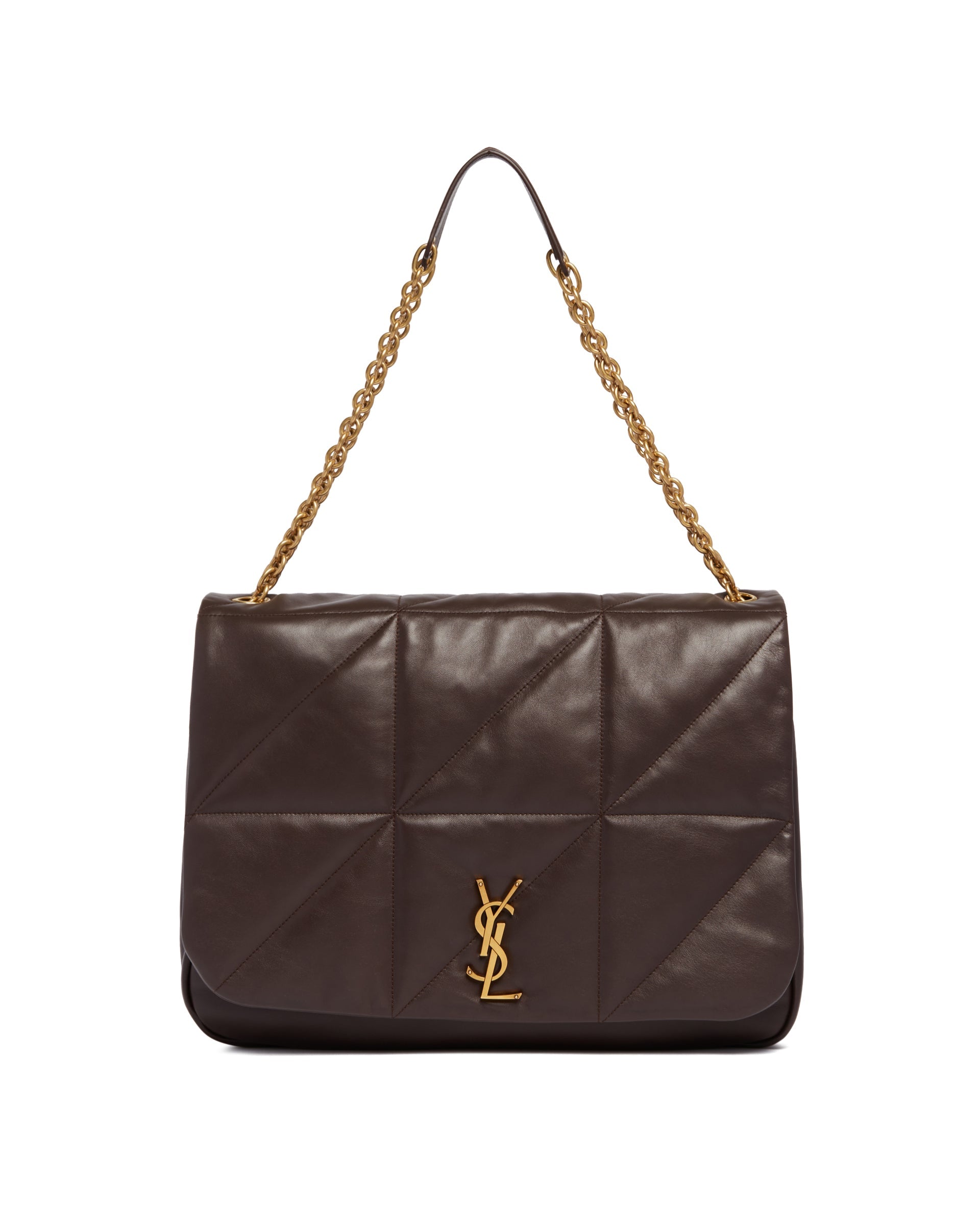 Brown Jamie 4.3 Leather Bag Saint laurent – Гарантія оригінальності – боковий вид