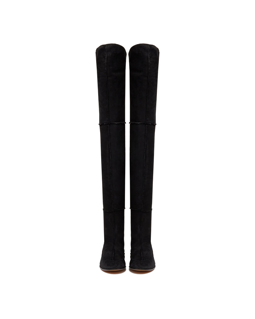 Black Awar Shearling Knee-High Boots The row – Гарантія оригінальності – збільшений вид