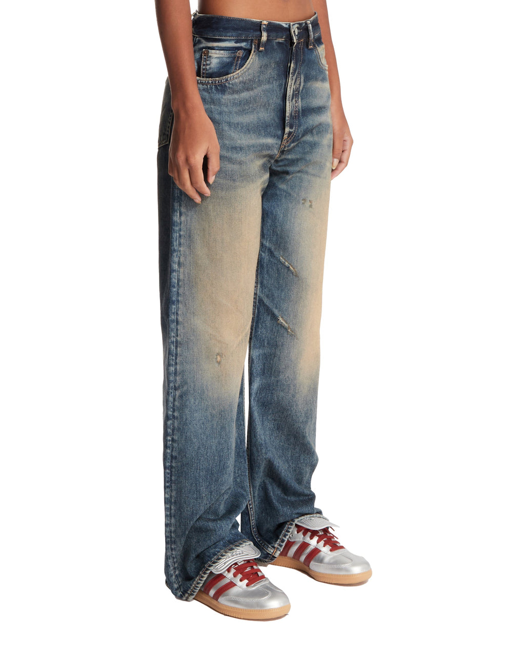Оригінальна Washed Blue Jeans Acne studios – вид ззаду