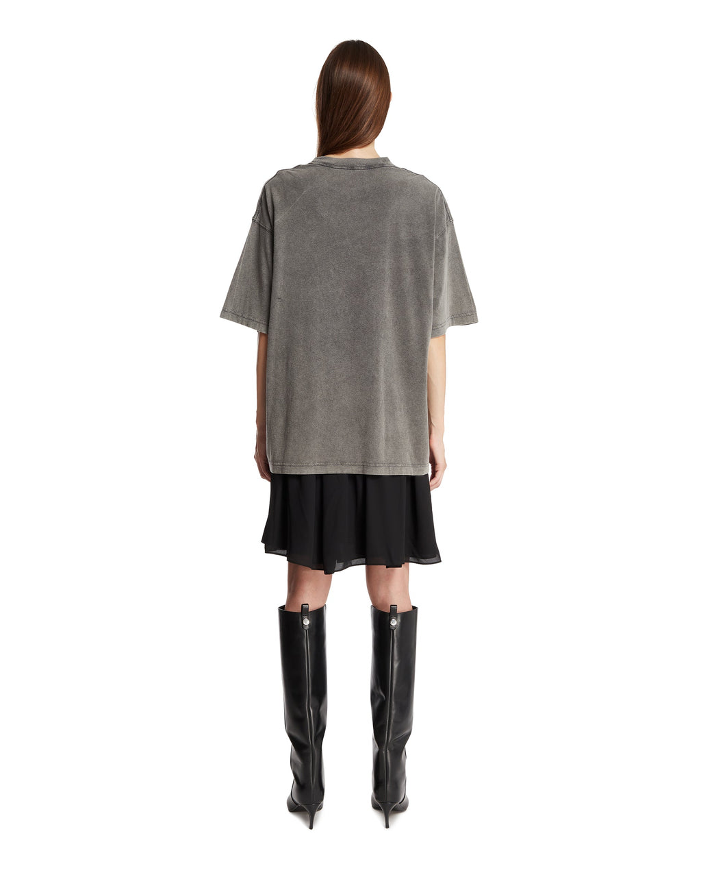 Gray T-Shirt Dress - ACNE STUDIOS