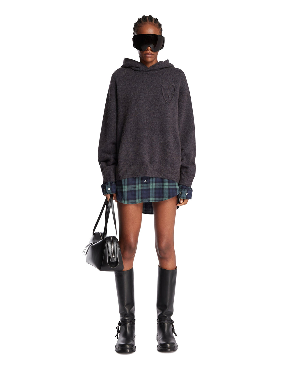 Gray Layered Sweatshirt Acne studios оригінал – Купити в Україні – детальний вид