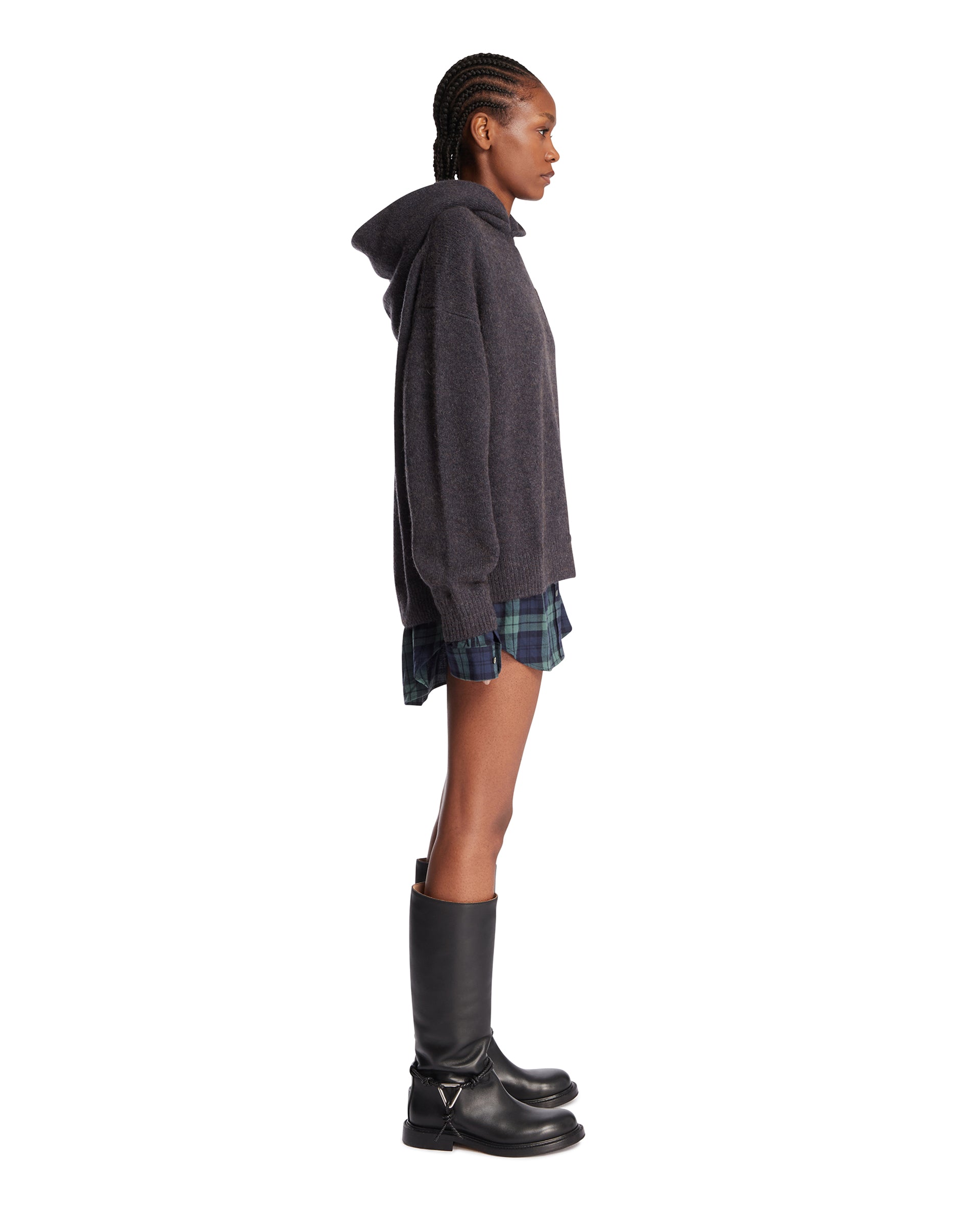 Gray Layered Sweatshirt Acne studios оригінал – Купити в Україні – збільшений вид