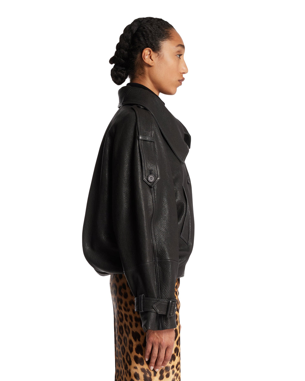 Black Double-Breasted Jacket Acne studios – Гарантія оригінальності – збільшений вид