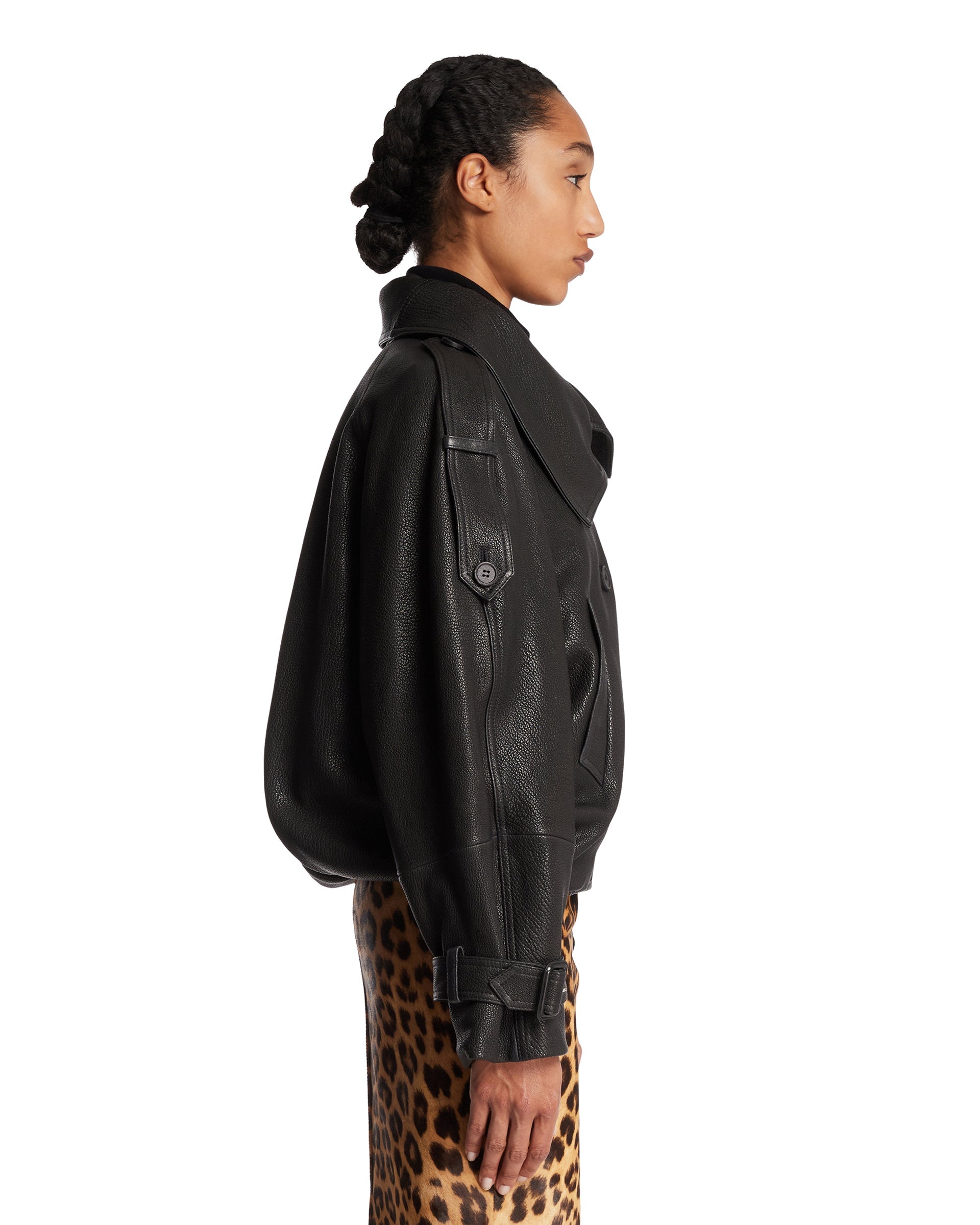 Black Double-Breasted Jacket Acne studios – Гарантія оригінальності – збільшений вид
