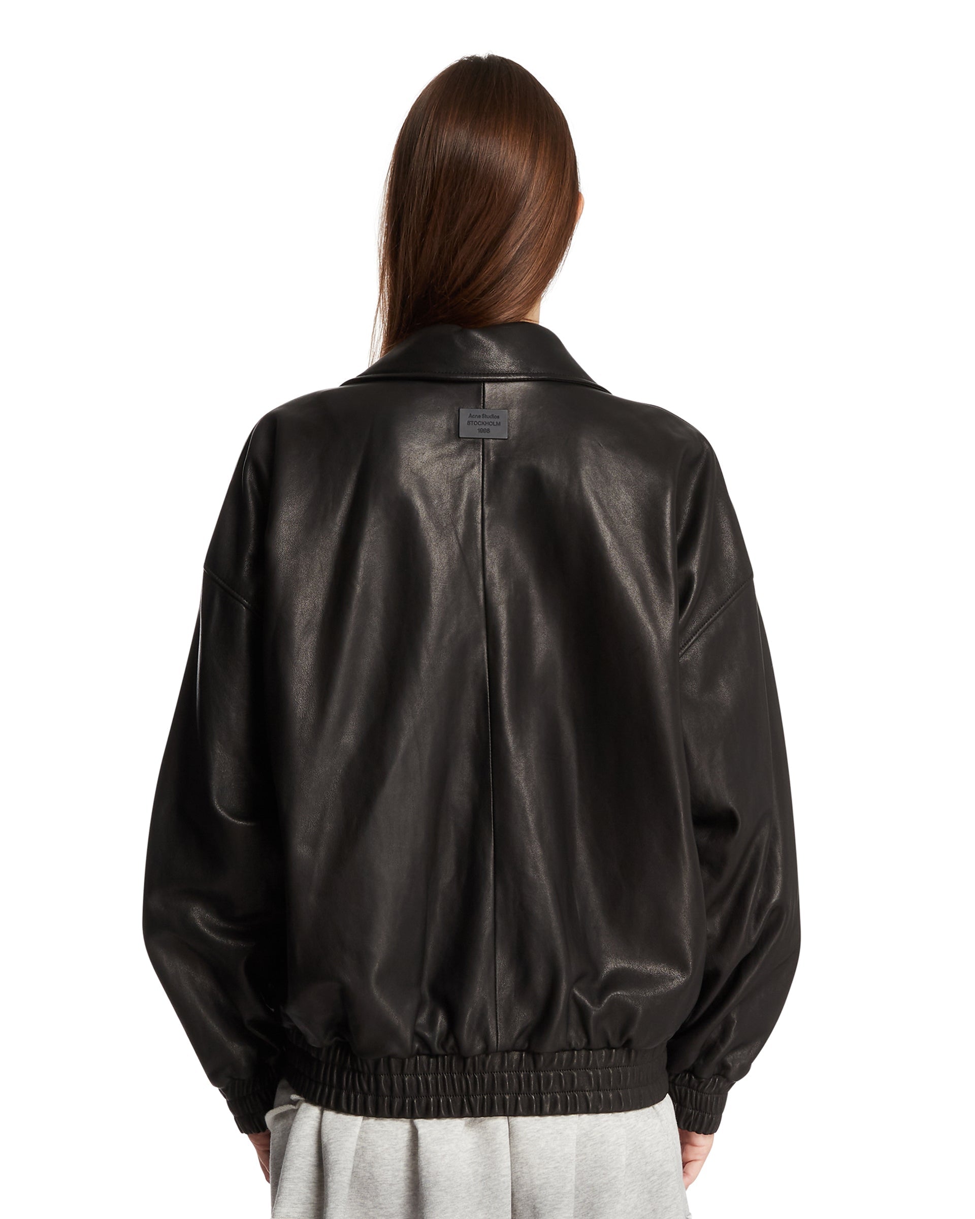 Black Leather Jacket - ACNE STUDIOS