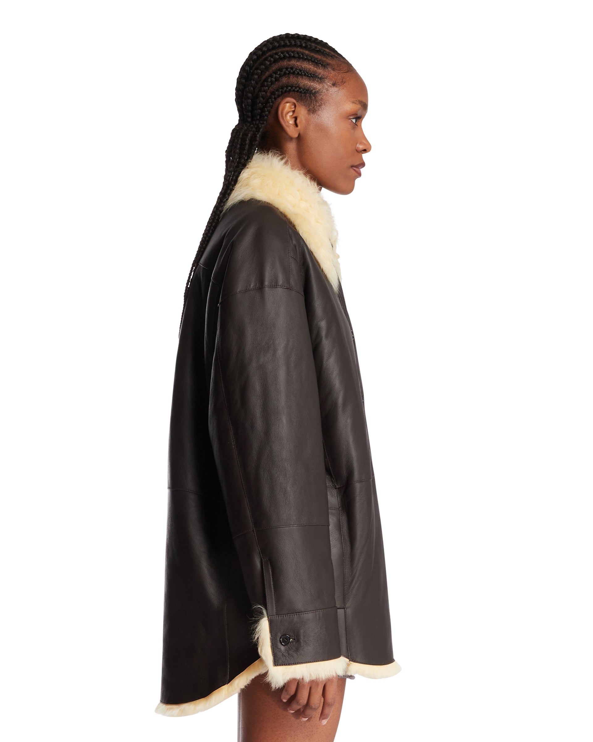 Brown Shearling Jacket Acne studios оригінал – Купити в Україні – збільшений вид