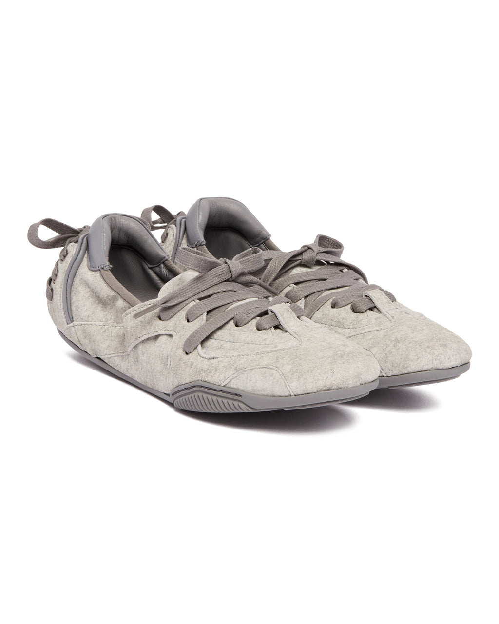 Оригінальна Gray Leather Lace-Up Shoes Acne studios – збільшений вид