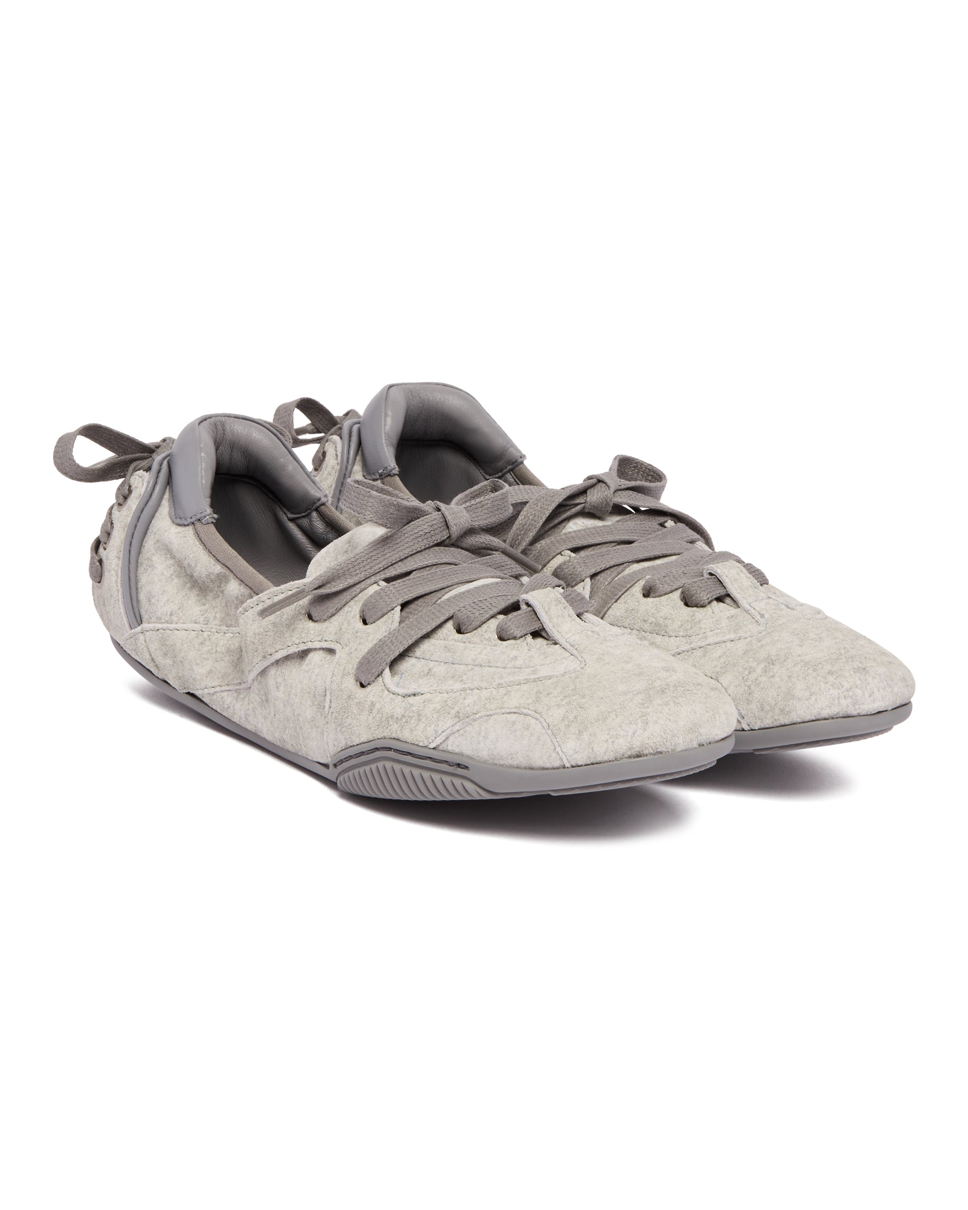 Оригінальна Gray Leather Lace-Up Shoes Acne studios – збільшений вид