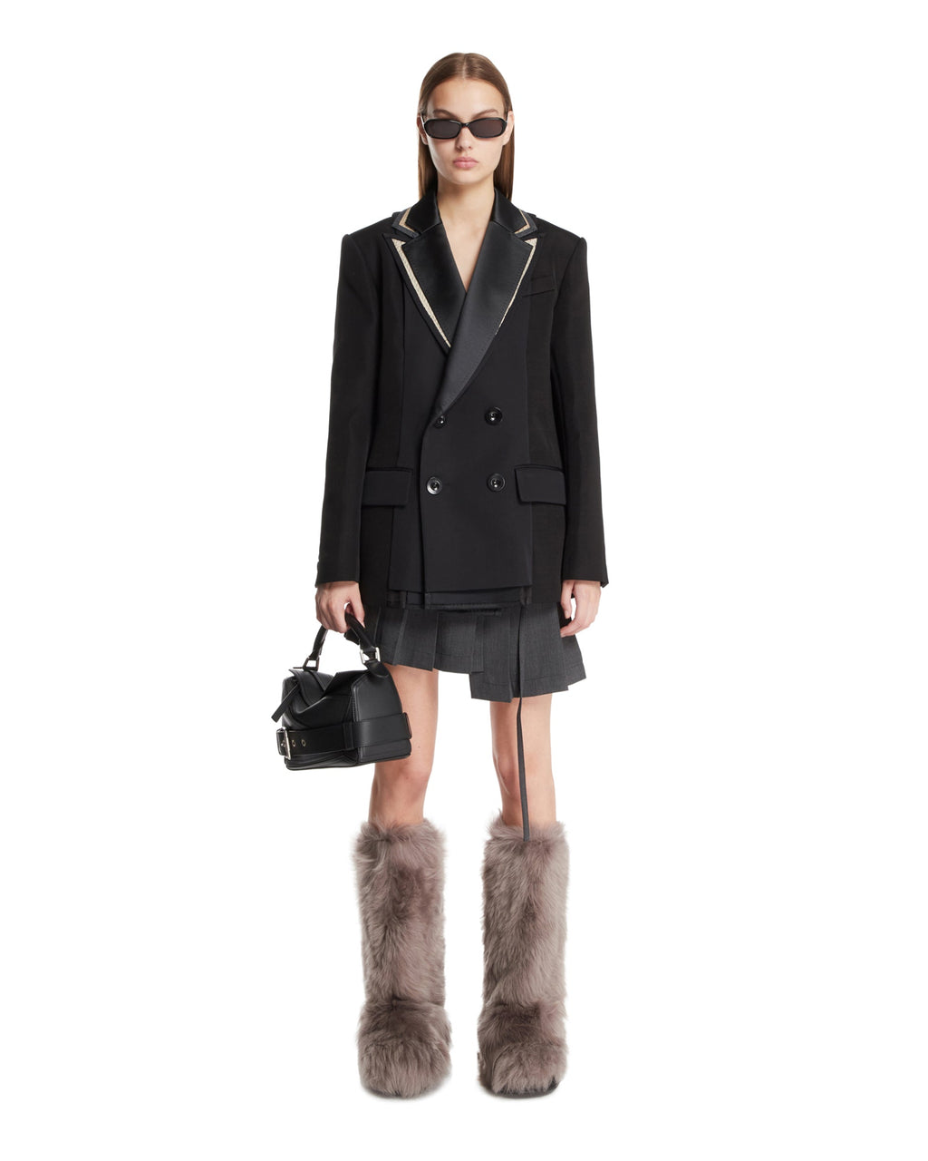 Gray Pleated Skirt - ACNE STUDIOS