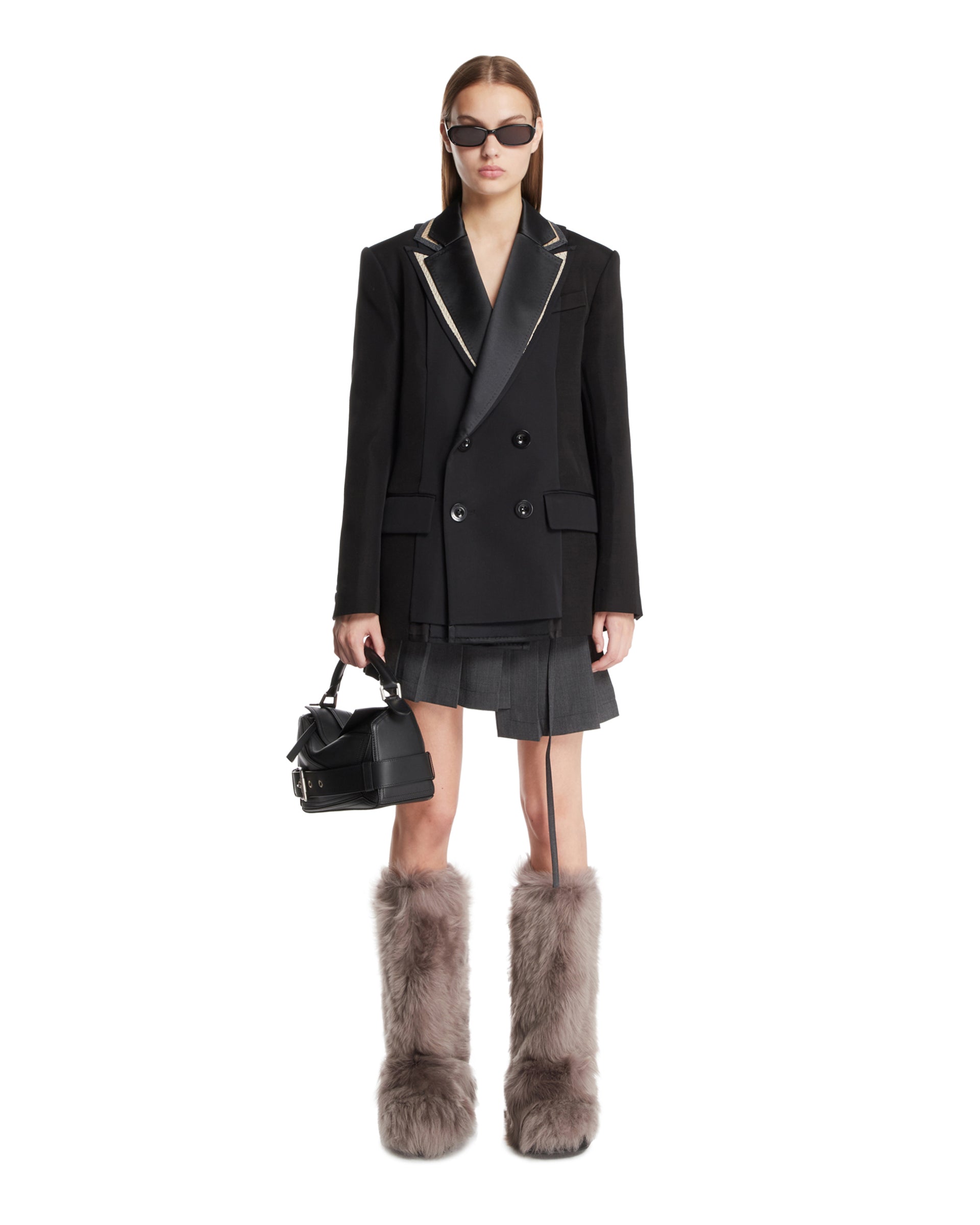 Gray Pleated Skirt - ACNE STUDIOS