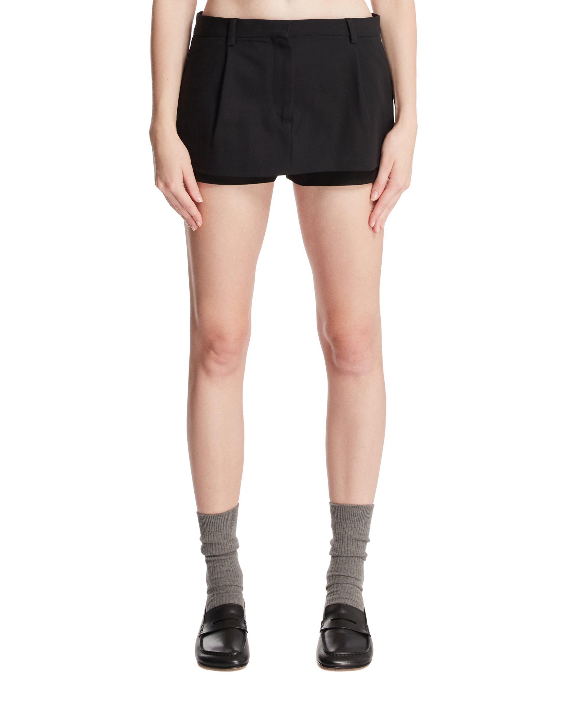 Black Layered Mini Skirt - ACNE STUDIOS