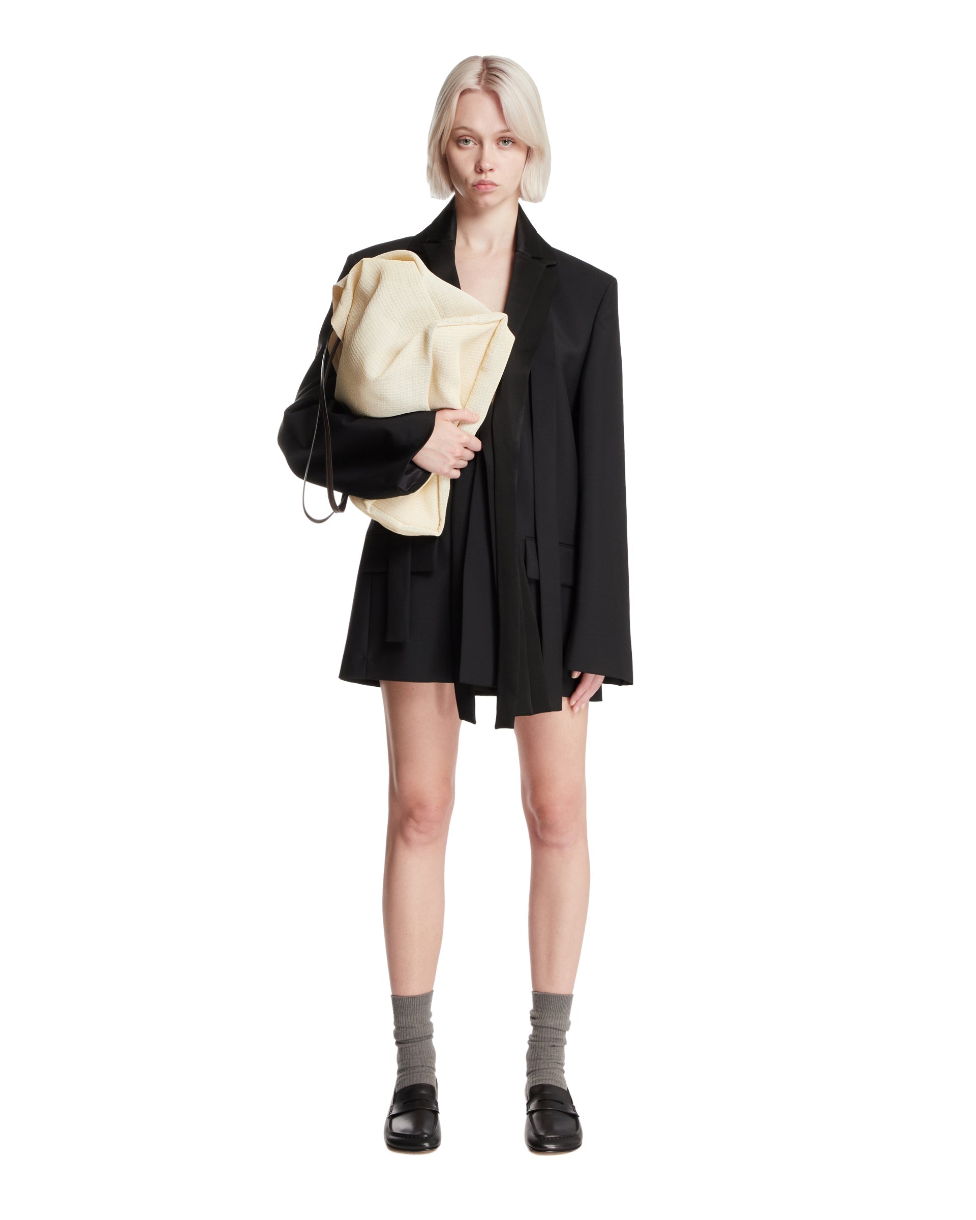 Black Layered Mini Skirt - ACNE STUDIOS