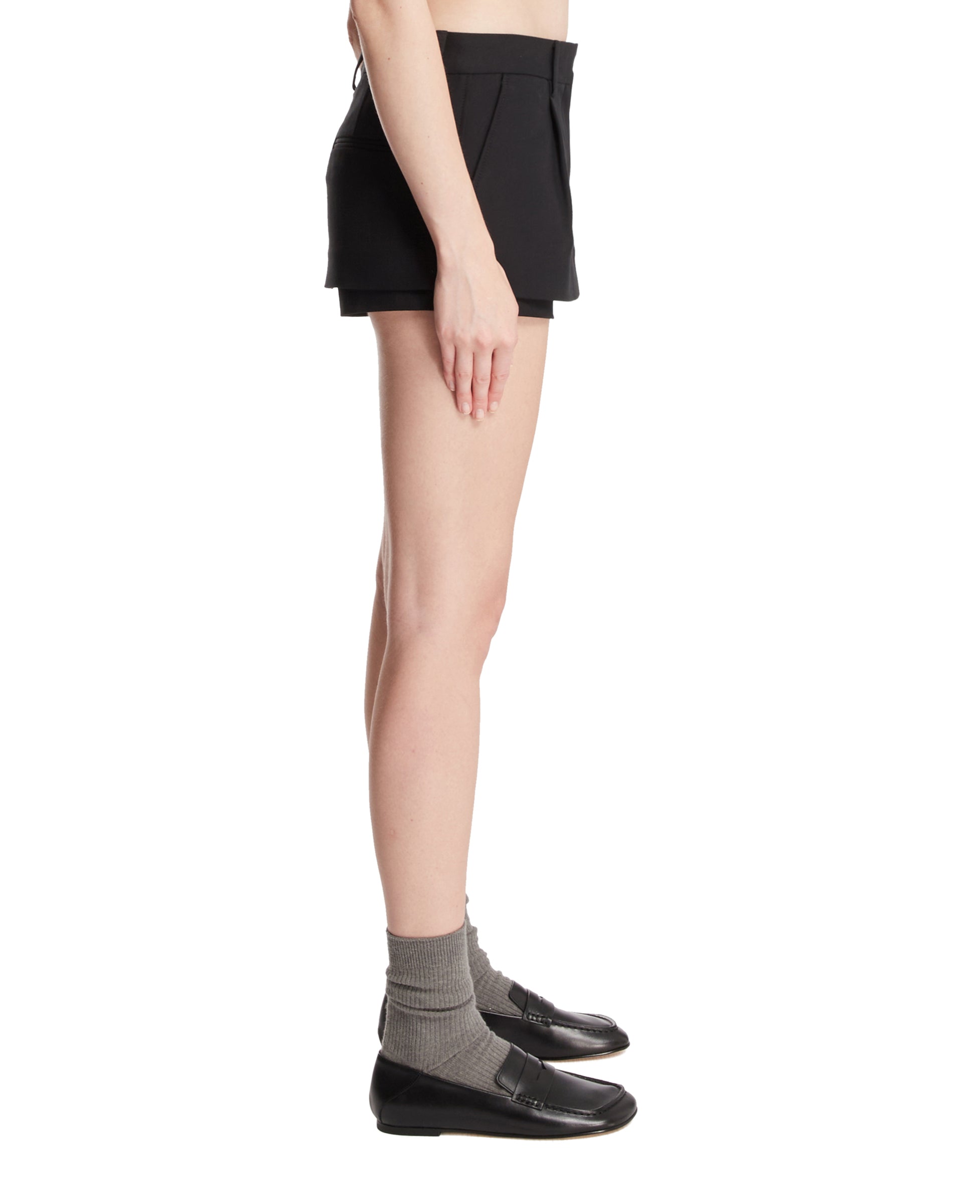 Black Layered Mini Skirt - ACNE STUDIOS