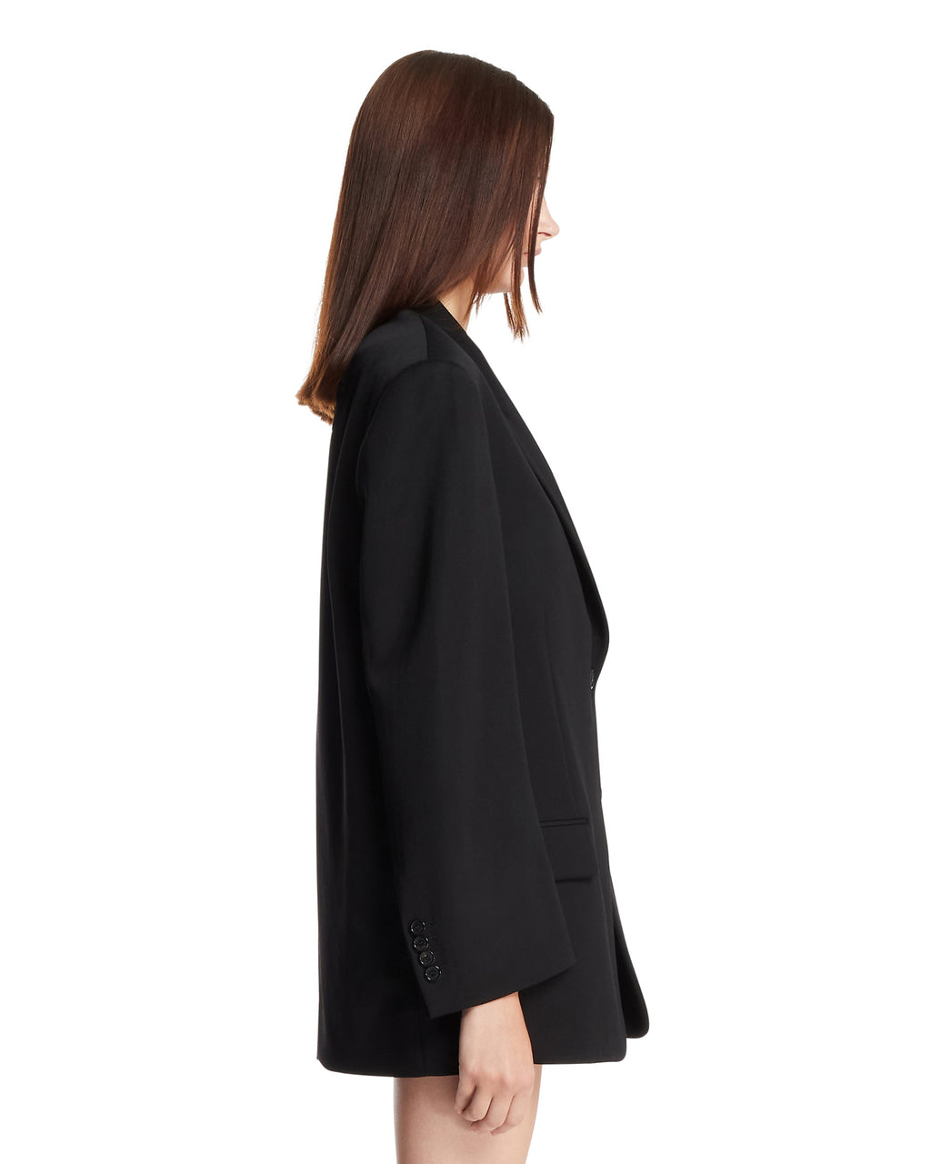 Black Oversized Wool Jacket Acne studios – Гарантія оригінальності – збільшений вид