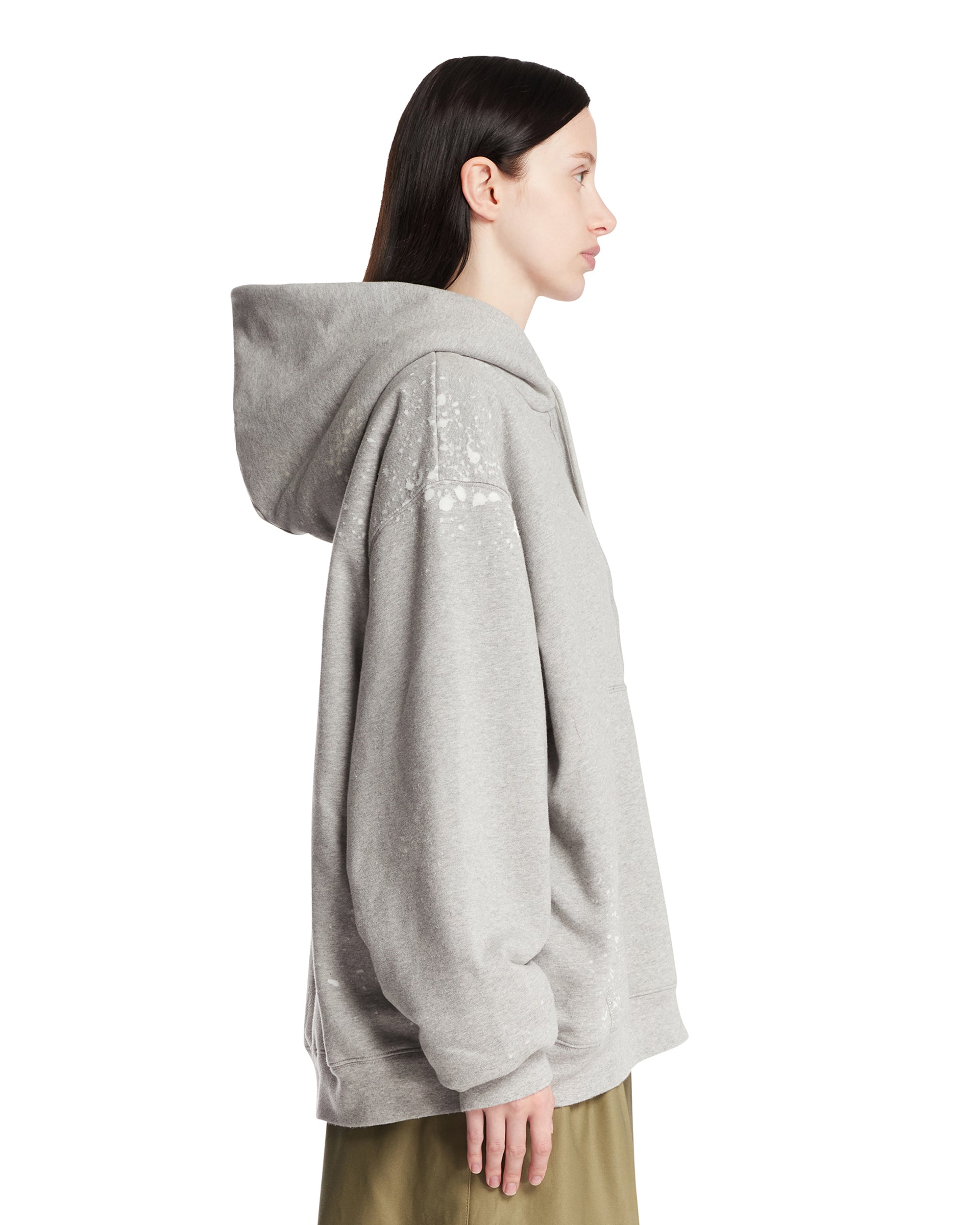 Оригінальна Gray Cotton Hoodie Acne studios – збільшений вид