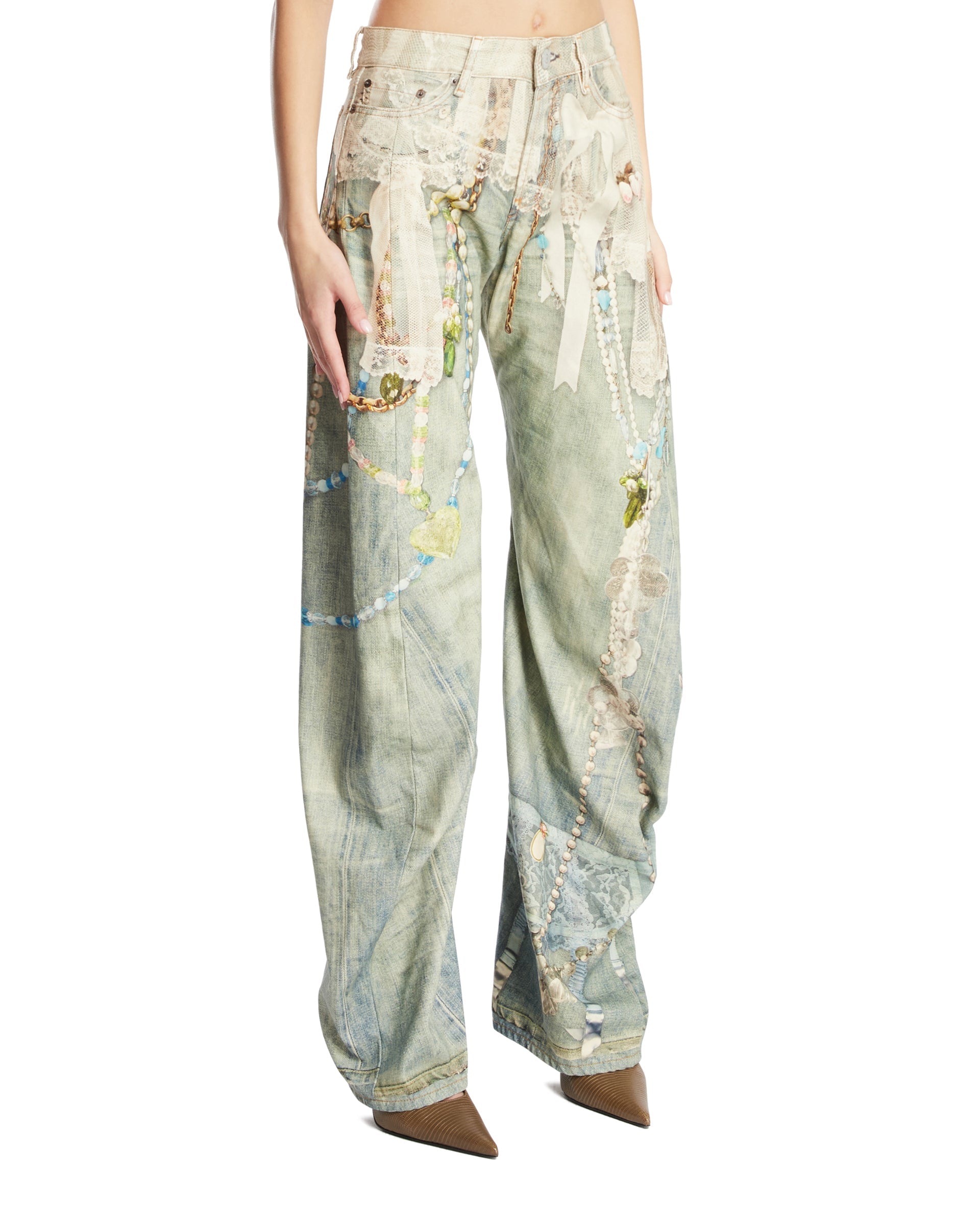 Blue 1981f Loose Fit Jeans Acne studios оригінал – Купити в Україні – вид ззаду