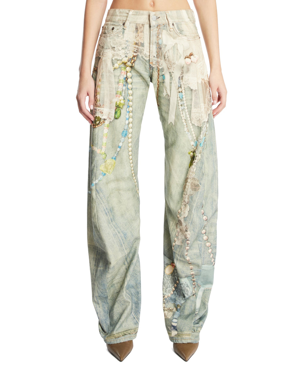 Blue 1981f Loose Fit Jeans Acne studios оригінал – Купити в Україні – боковий вид