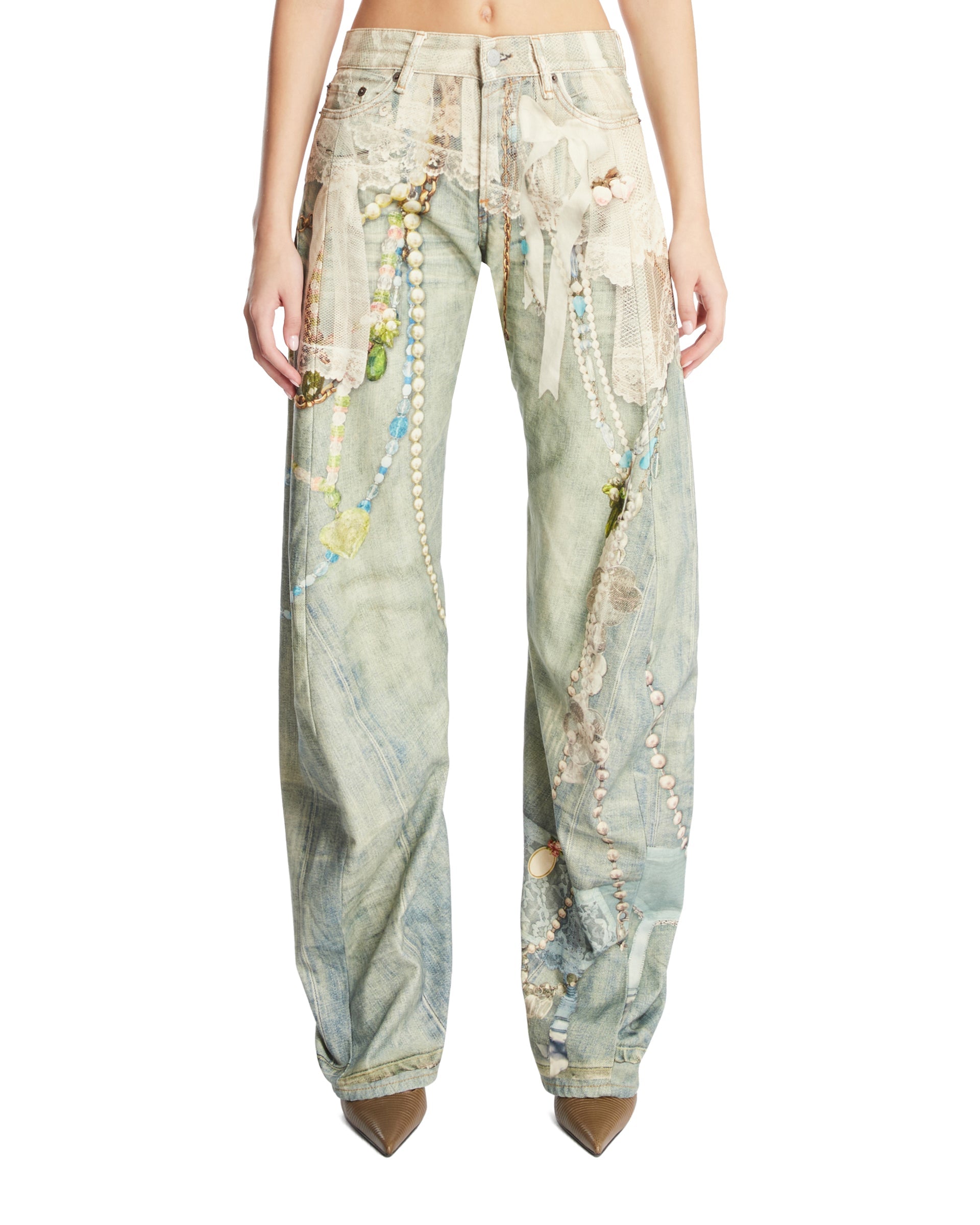 Blue 1981f Loose Fit Jeans Acne studios оригінал – Купити в Україні – боковий вид