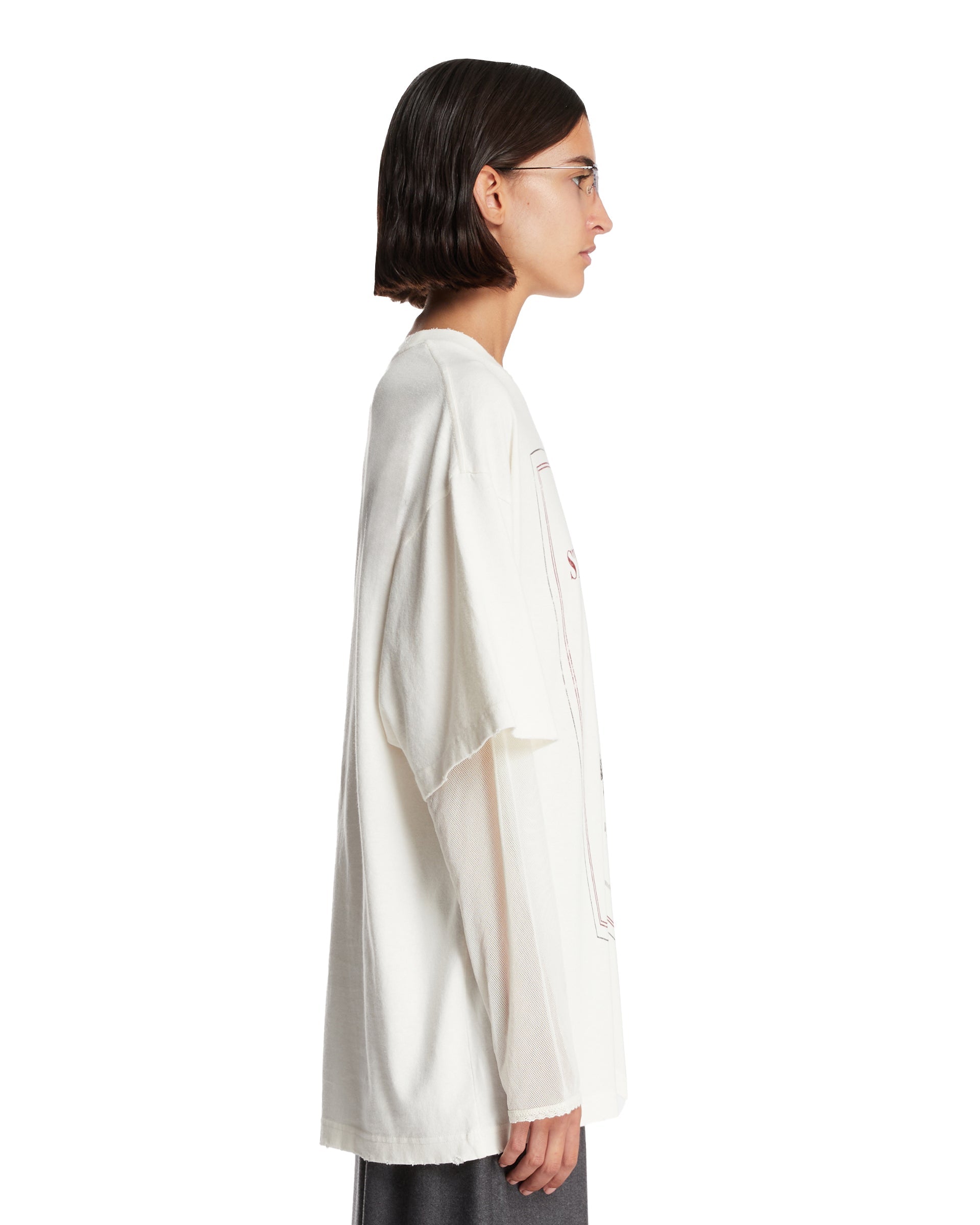 White Stockholm Paris T-Shirt - ACNE STUDIOS