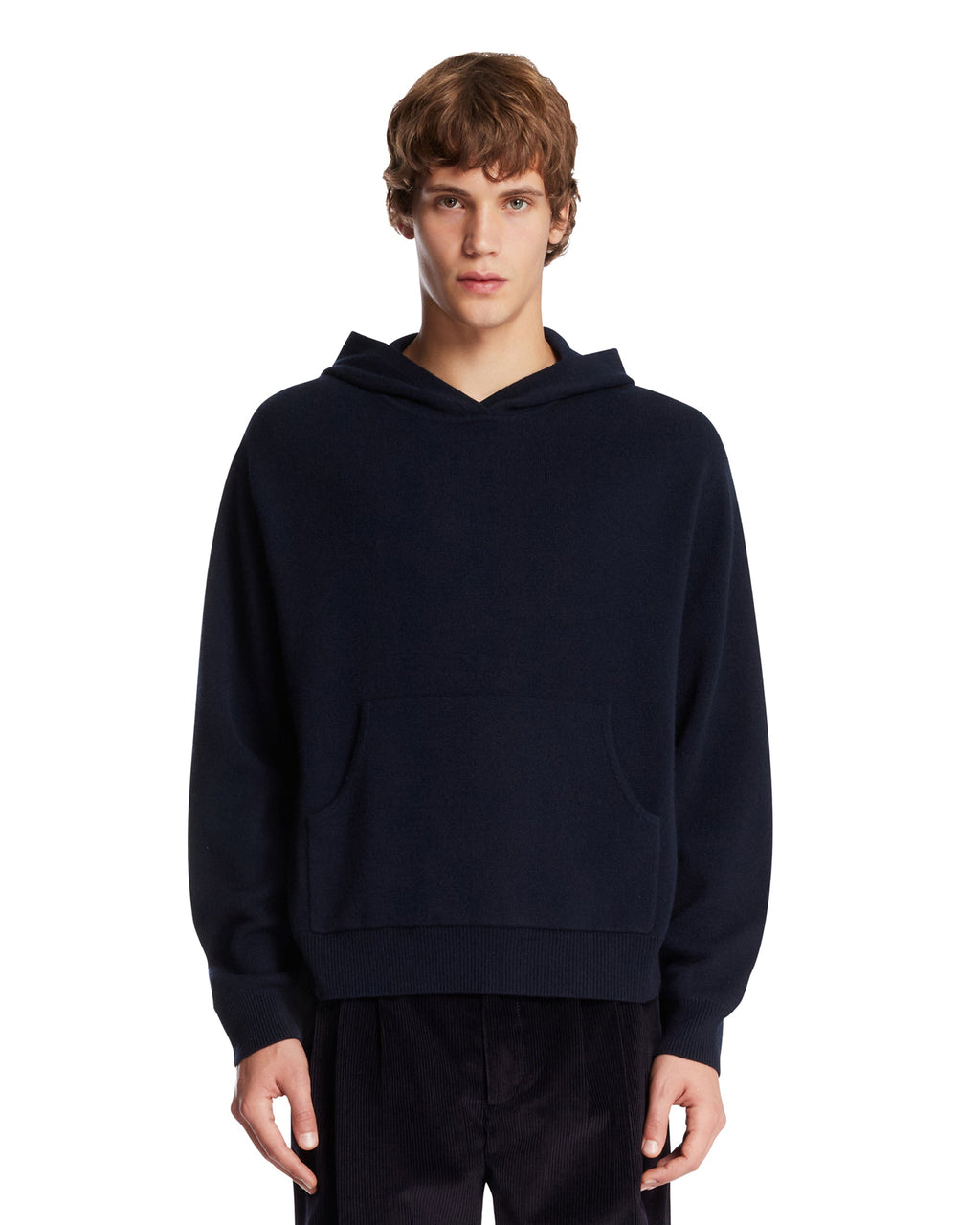 Blue Cashmere Hoodie Acne studios оригінал – Купити в Україні – боковий вид
