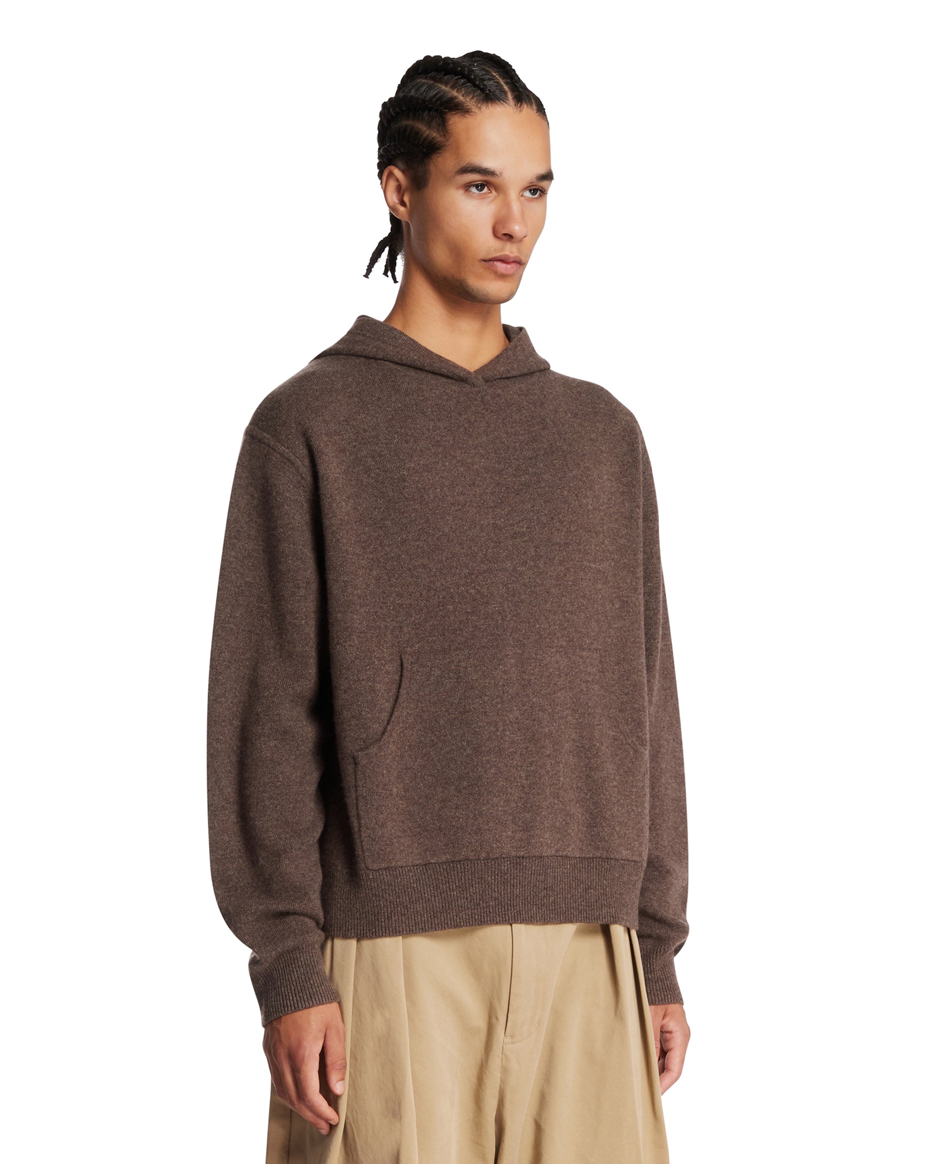 Brown Cashmere Hoodie Acne studios оригінал – Купити в Україні – вид ззаду