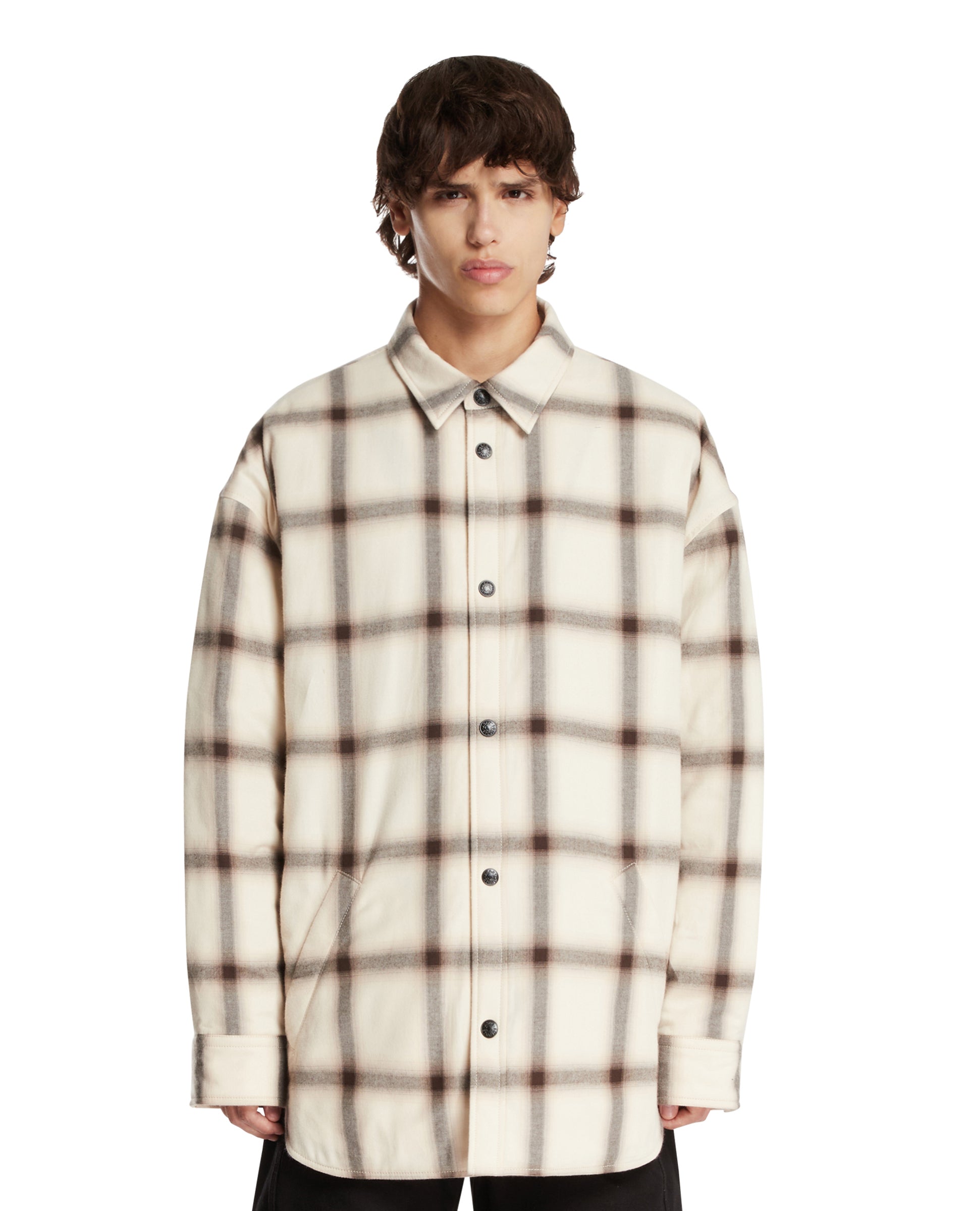 Beige Flannel Shirt - ACNE STUDIOS