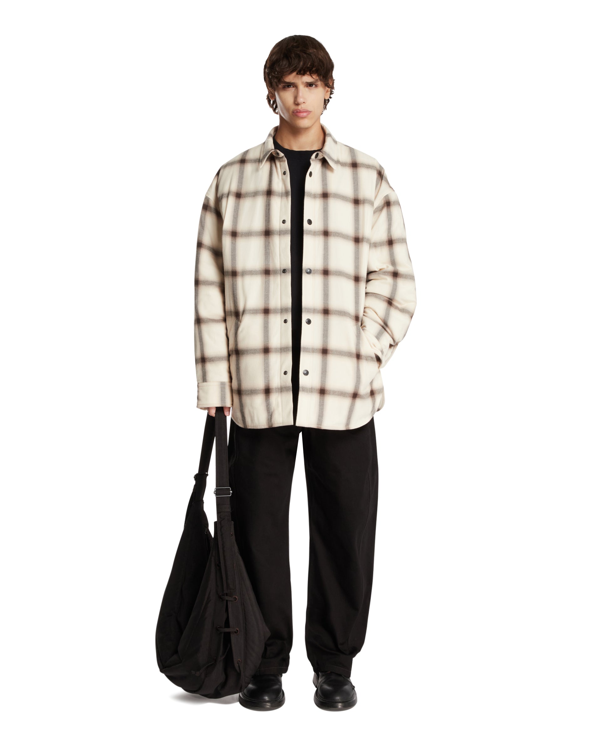 Beige Flannel Shirt - ACNE STUDIOS