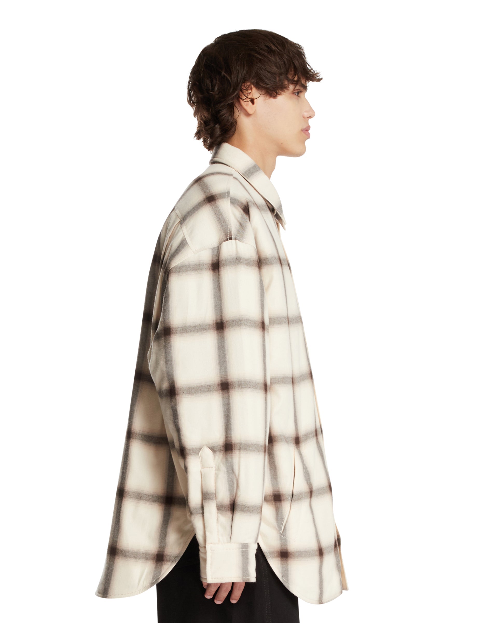 Beige Flannel Shirt - ACNE STUDIOS