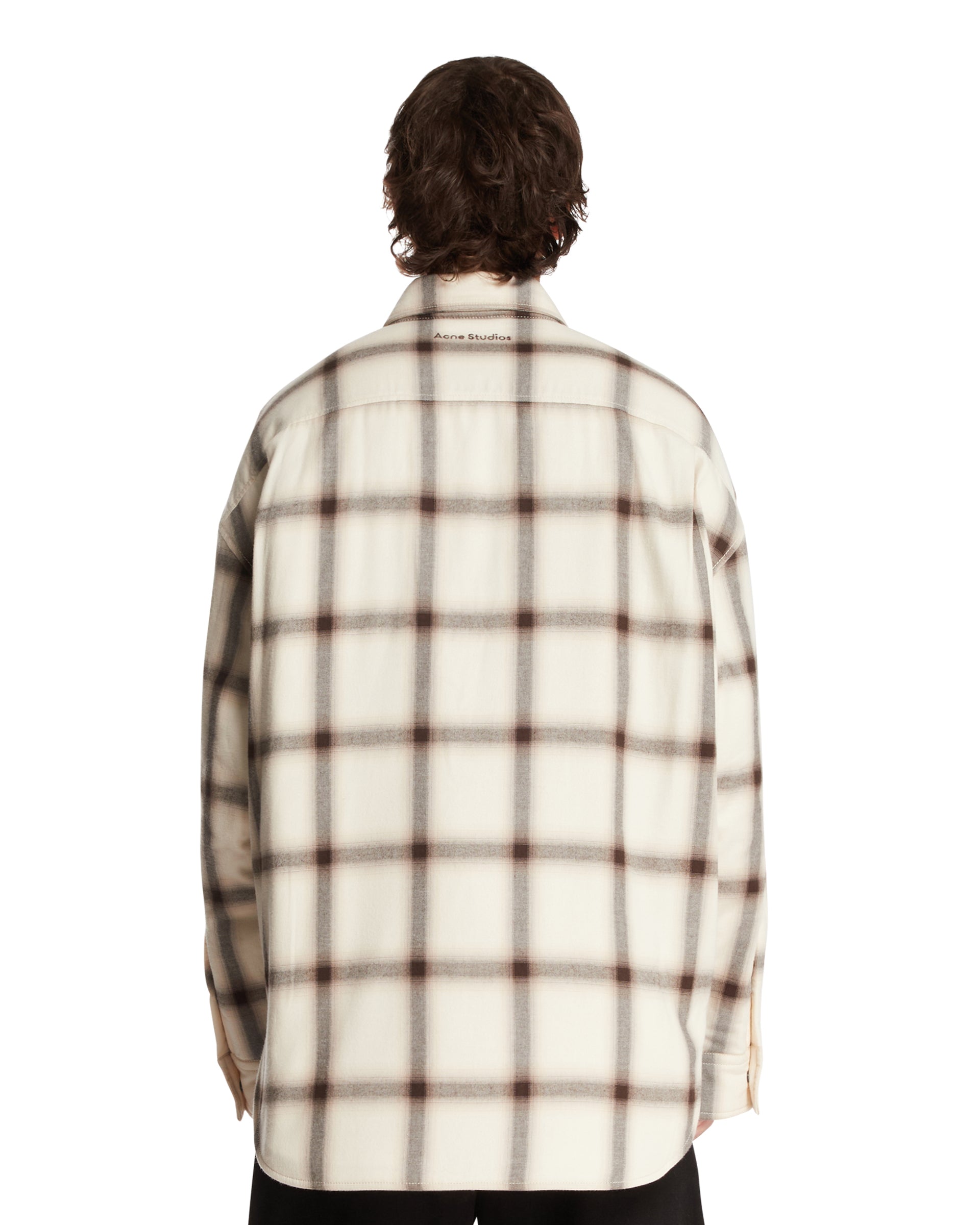 Beige Flannel Shirt - ACNE STUDIOS