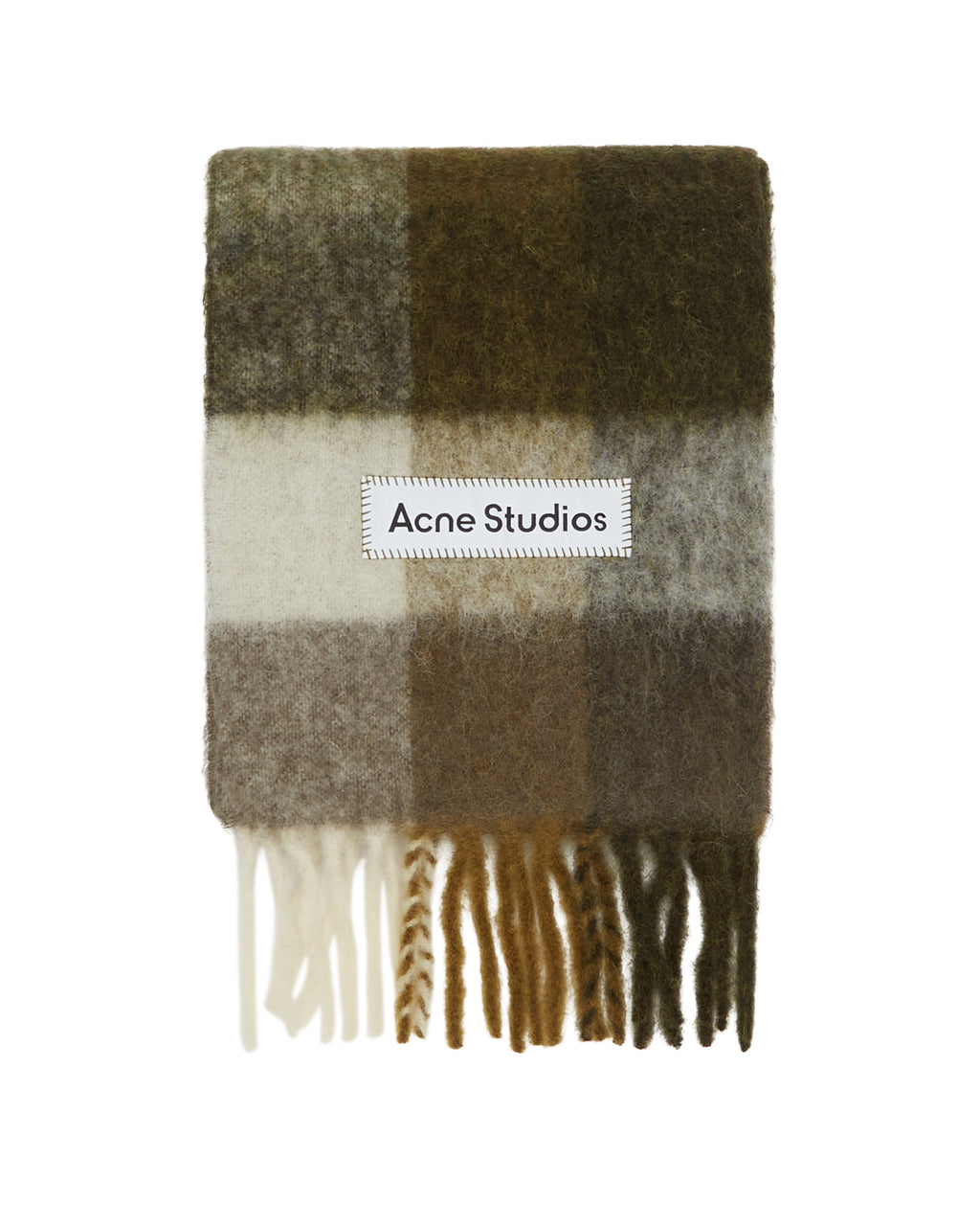 Оригінальна Multicolor Plaid Scarf Acne studios – вид ззаду
