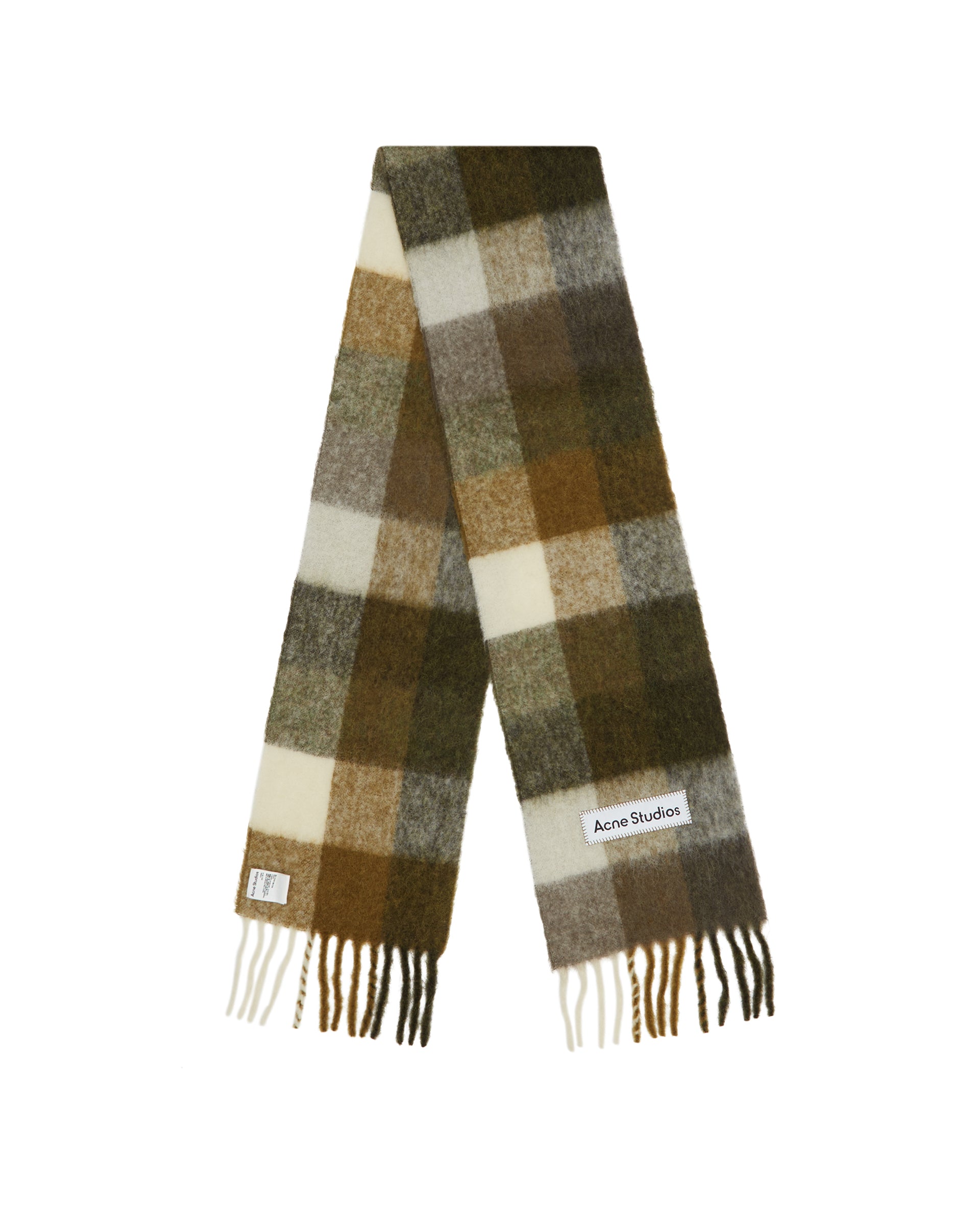 Оригінальна Multicolor Plaid Scarf Acne studios – детальний вид
