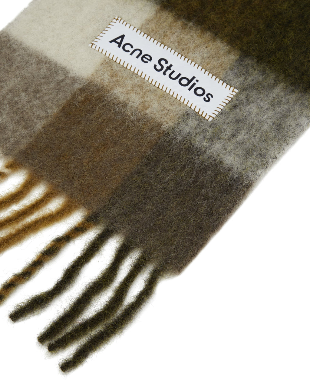 Оригінальна Multicolor Plaid Scarf Acne studios – збільшений вид