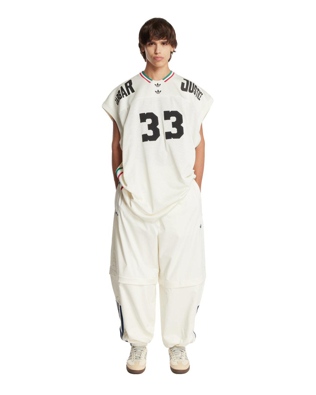 Оригінальна X Willy Chavarria White Basketball T Shirt Adidas – детальний вид