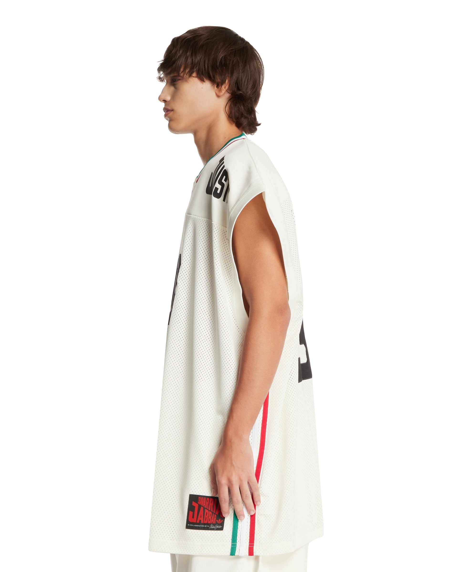 Оригінальна X Willy Chavarria White Basketball T Shirt Adidas – збільшений вид - ADIDAS