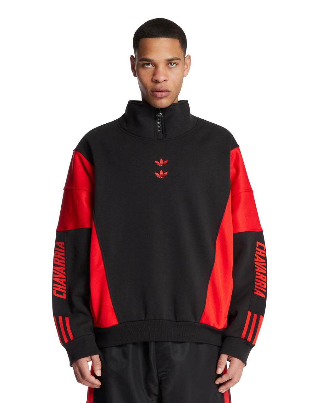 Оригінальна X Willy Chavarria Black Watsonville Sweatshirt Adidas – боковий вид