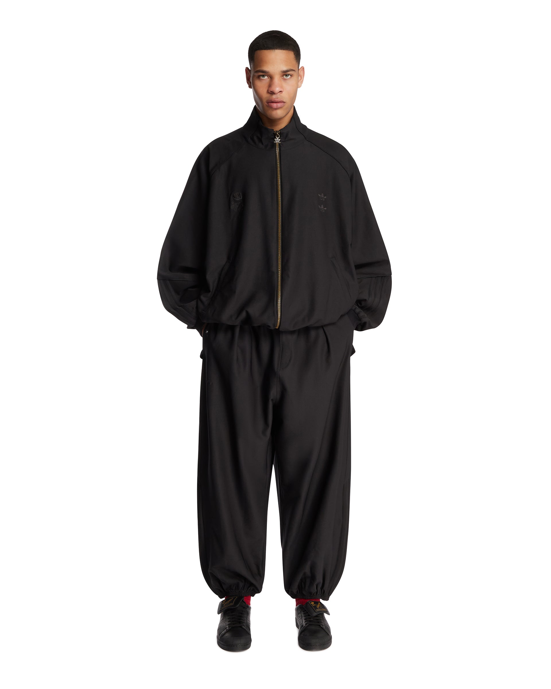 Оригінальна X Willy Chavarria Black Oversize Track Pants Adidas – детальний вид - ADIDAS