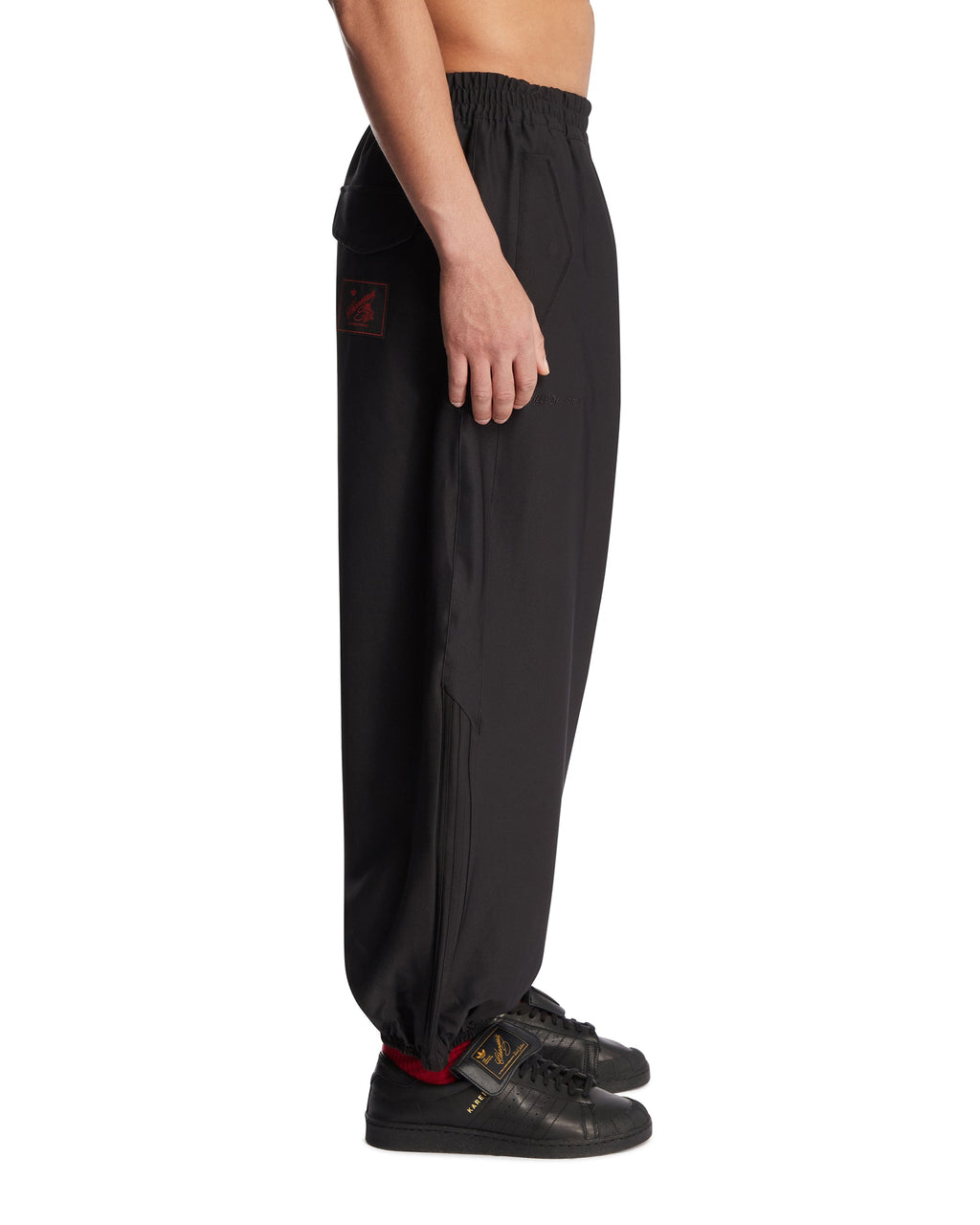 Оригінальна X Willy Chavarria Black Oversize Track Pants Adidas – збільшений вид