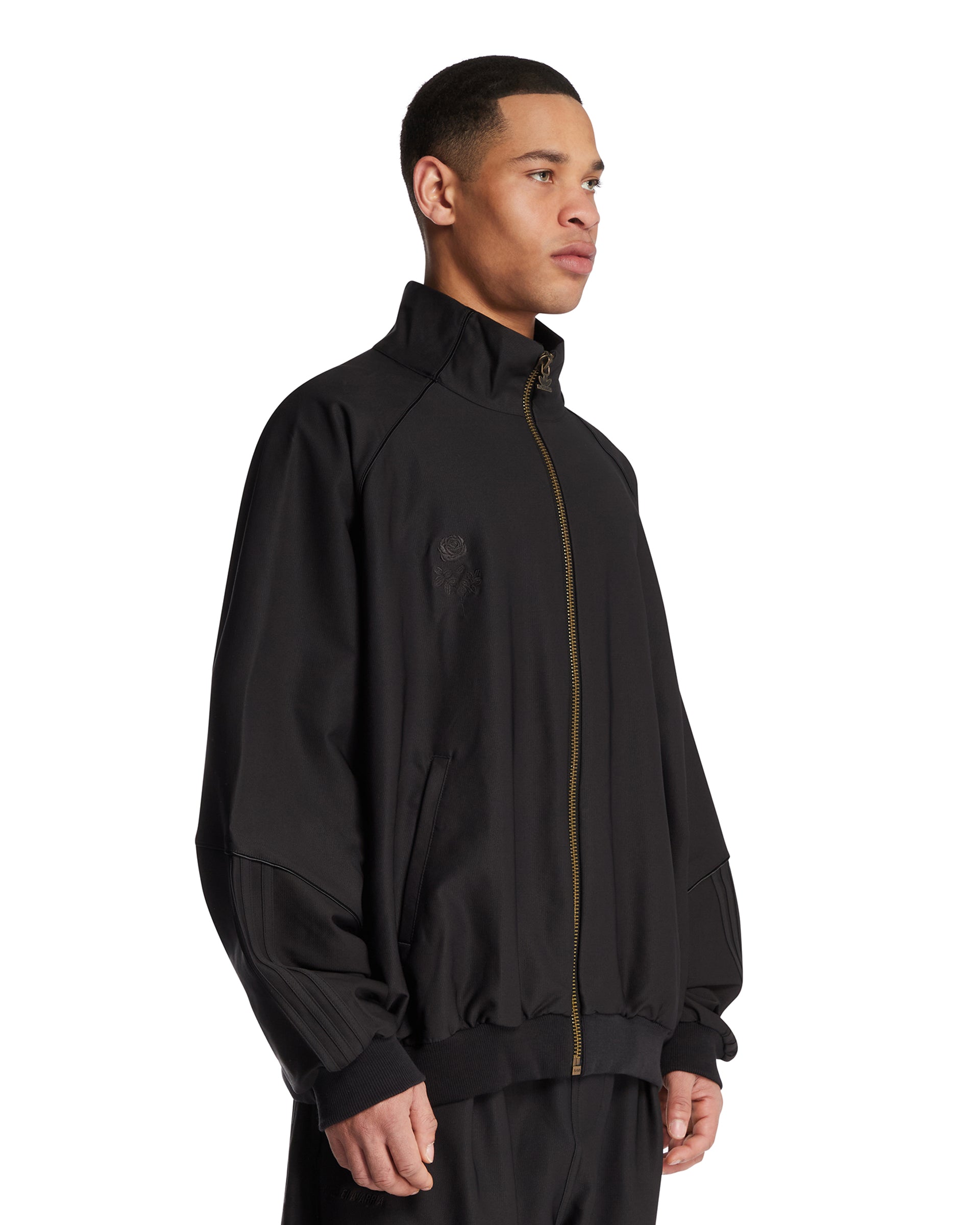 X Willy Chavarria Black Track Jacket Adidas оригінал – Купити в Україні – вид ззаду - ADIDAS