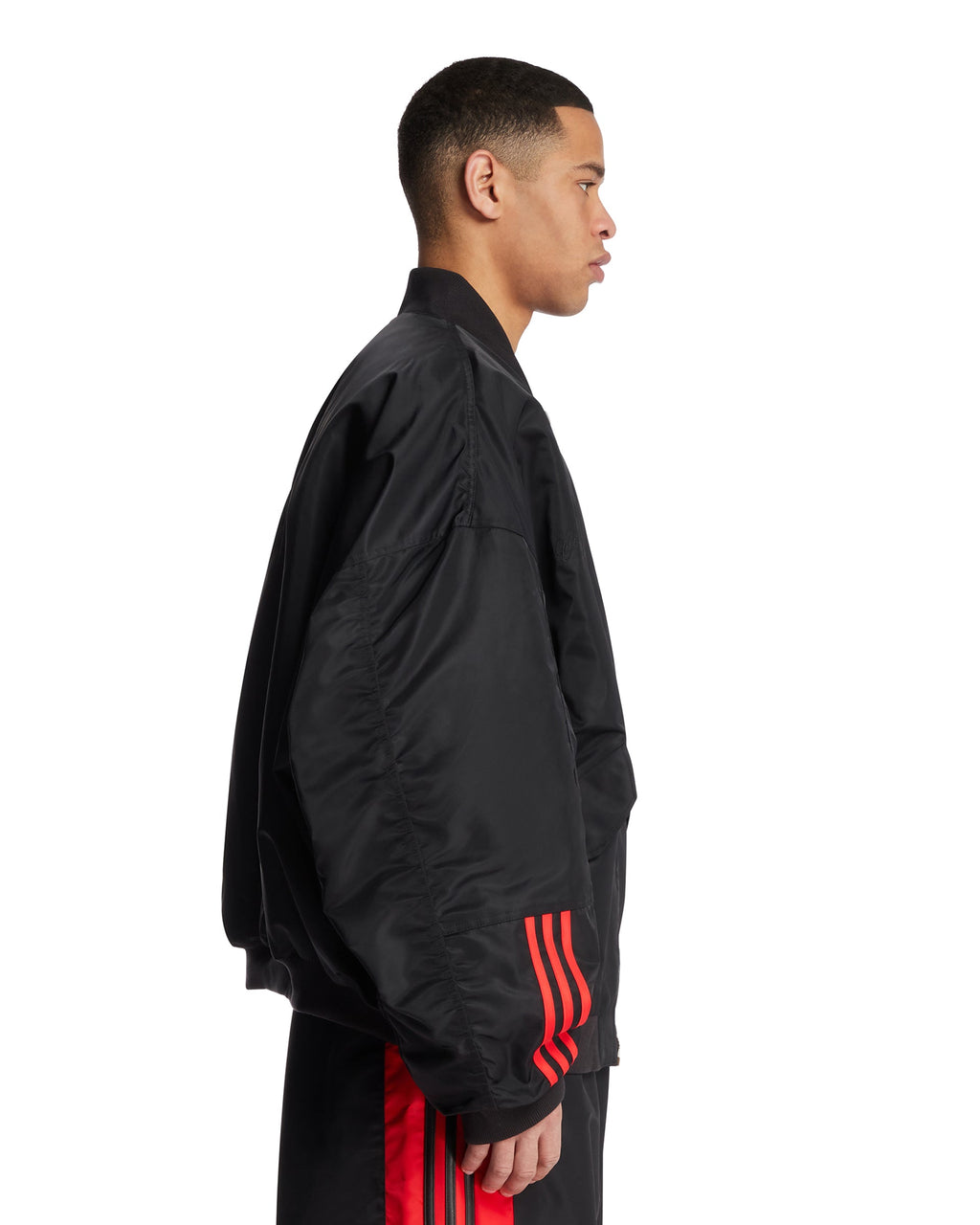 X Willy Chavarria Black Relaxed Bomber Adidas оригінал – Купити в Україні – збільшений вид