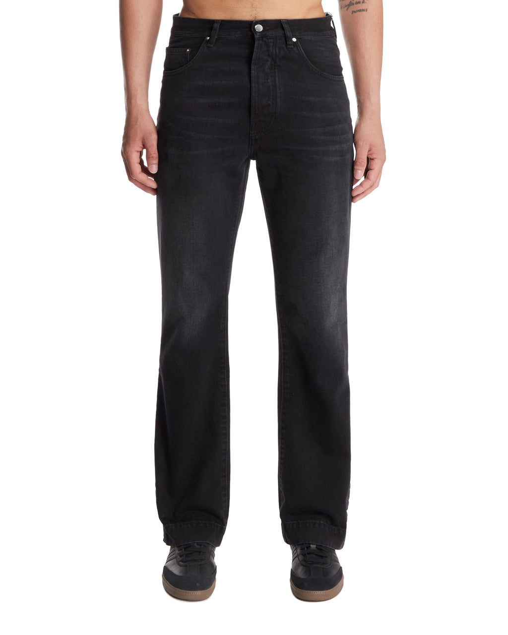 Black Straight-Leg Jeans Amiri – Гарантія оригінальності – боковий вид
