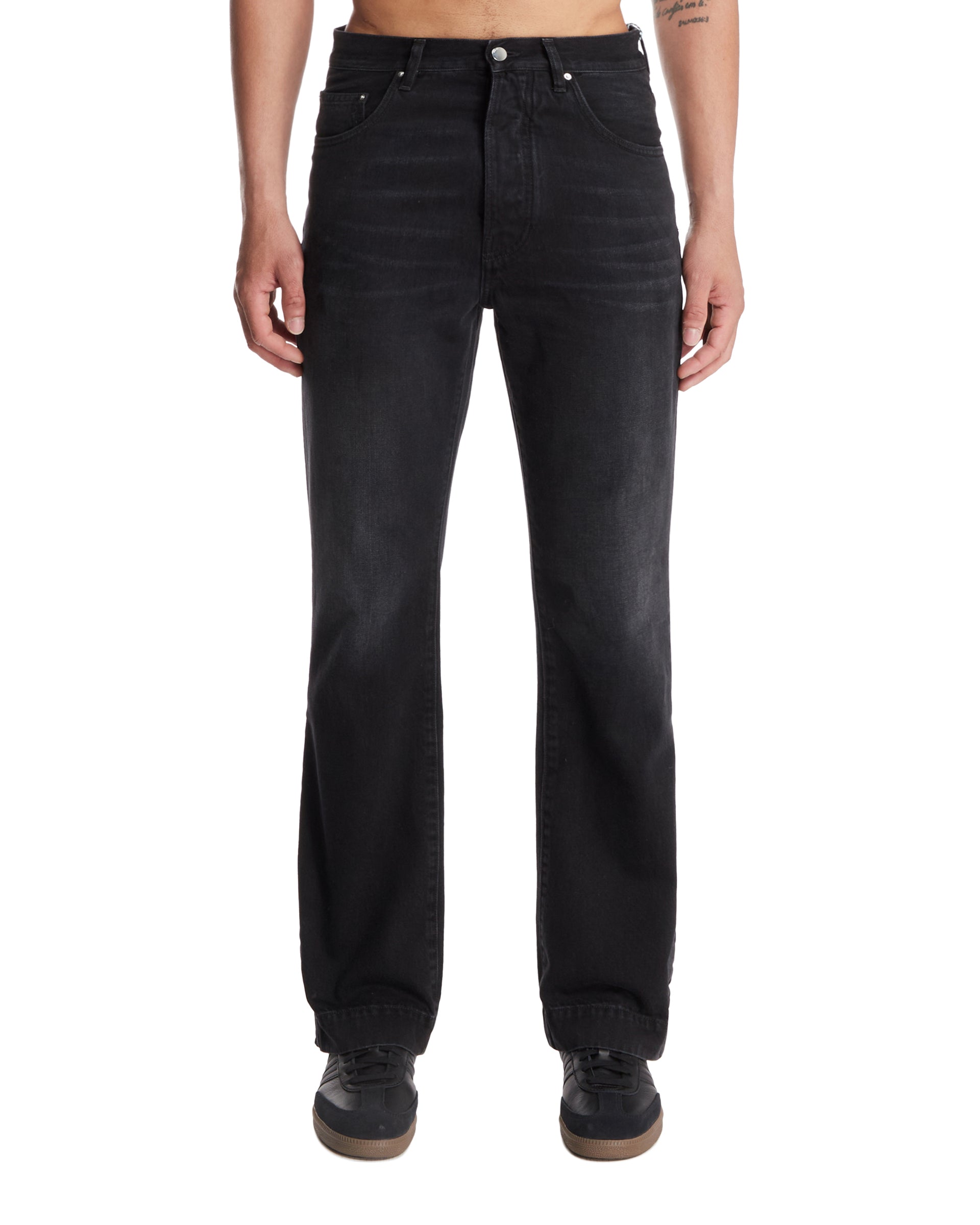 Black Straight-Leg Jeans Amiri – Гарантія оригінальності – боковий вид