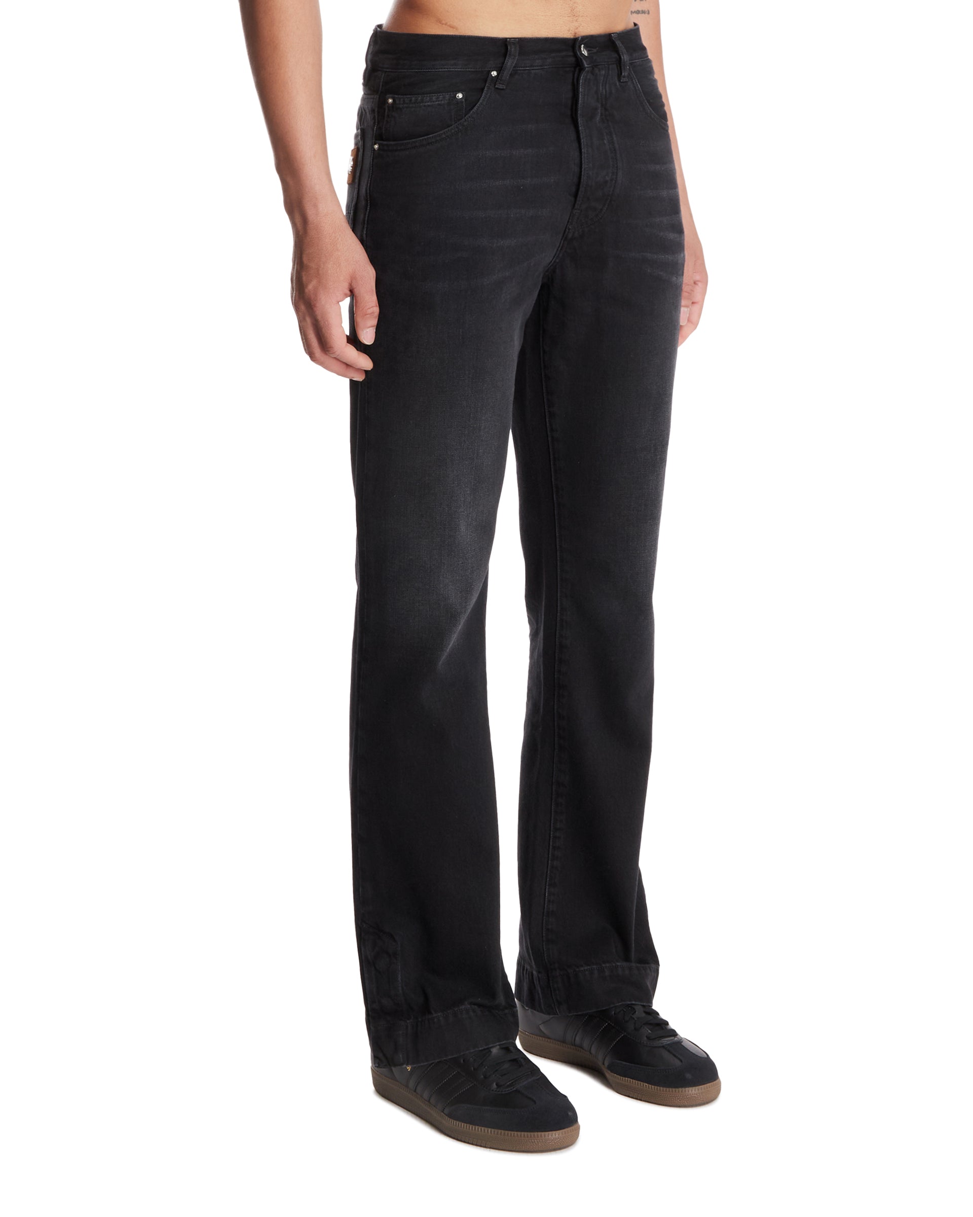 Black Straight-Leg Jeans Amiri – Гарантія оригінальності – вид ззаду