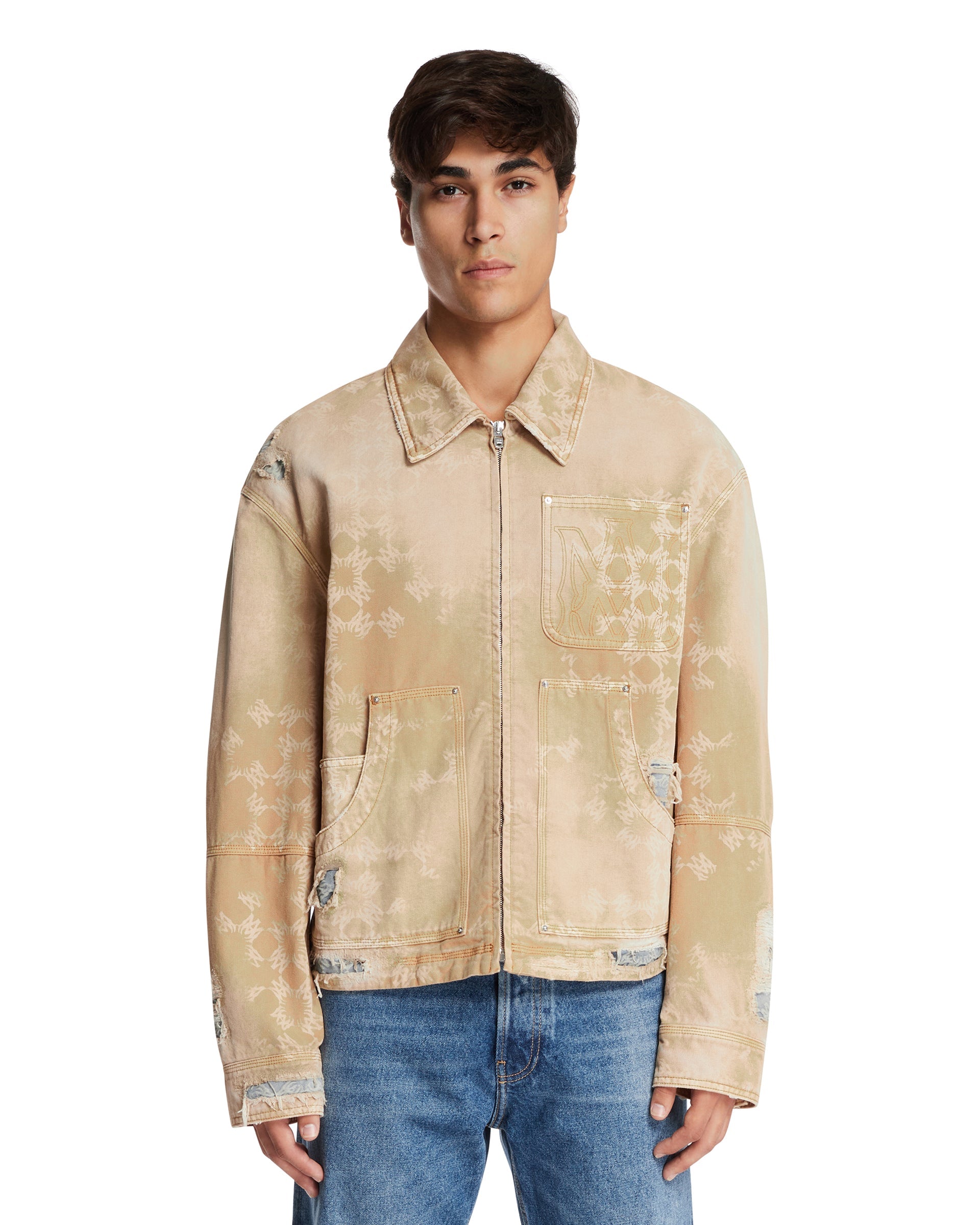 Оригінальна Beige Work Jacket Amiri – боковий вид