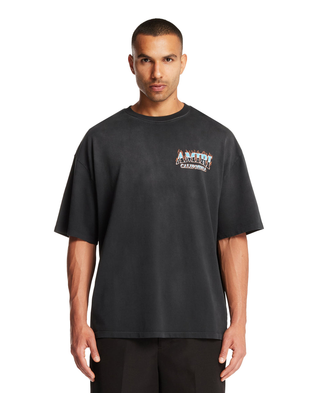 Black Sunny Places T-Shirt Amiri оригінал – Купити в Україні – боковий вид