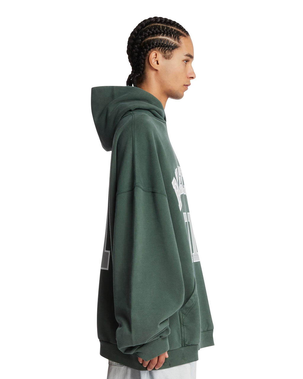 Green Basketball Large Fit Hoodie Balenciaga оригінал – Купити в Україні – збільшений вид