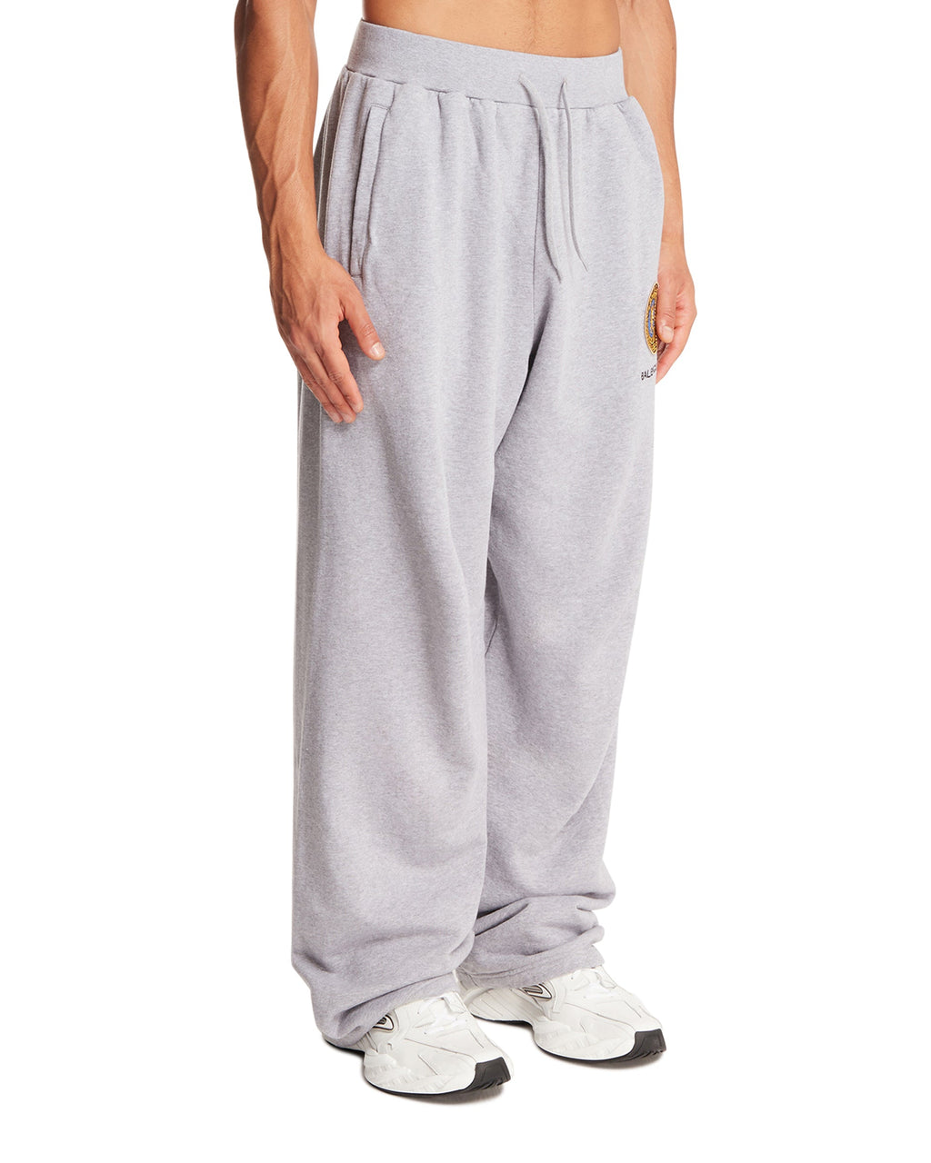 Gray Cotton Jogging Trousers Balenciaga – Гарантія оригінальності – вид ззаду